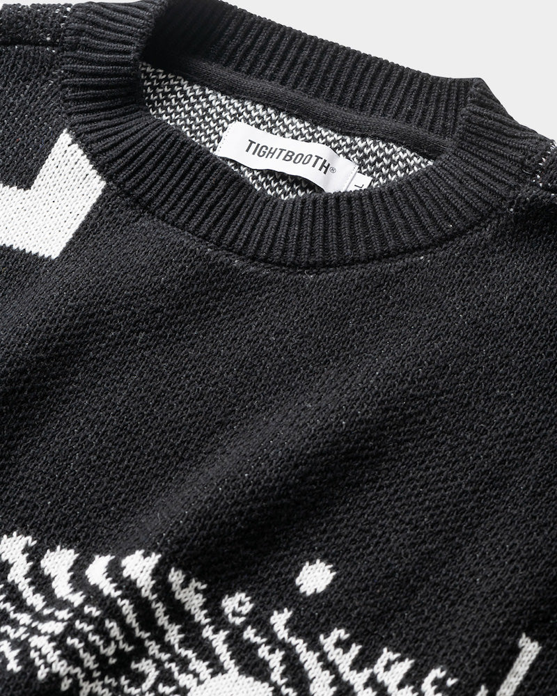 TIGHTBOOTH / COVID-19 KNIT SWEATER
