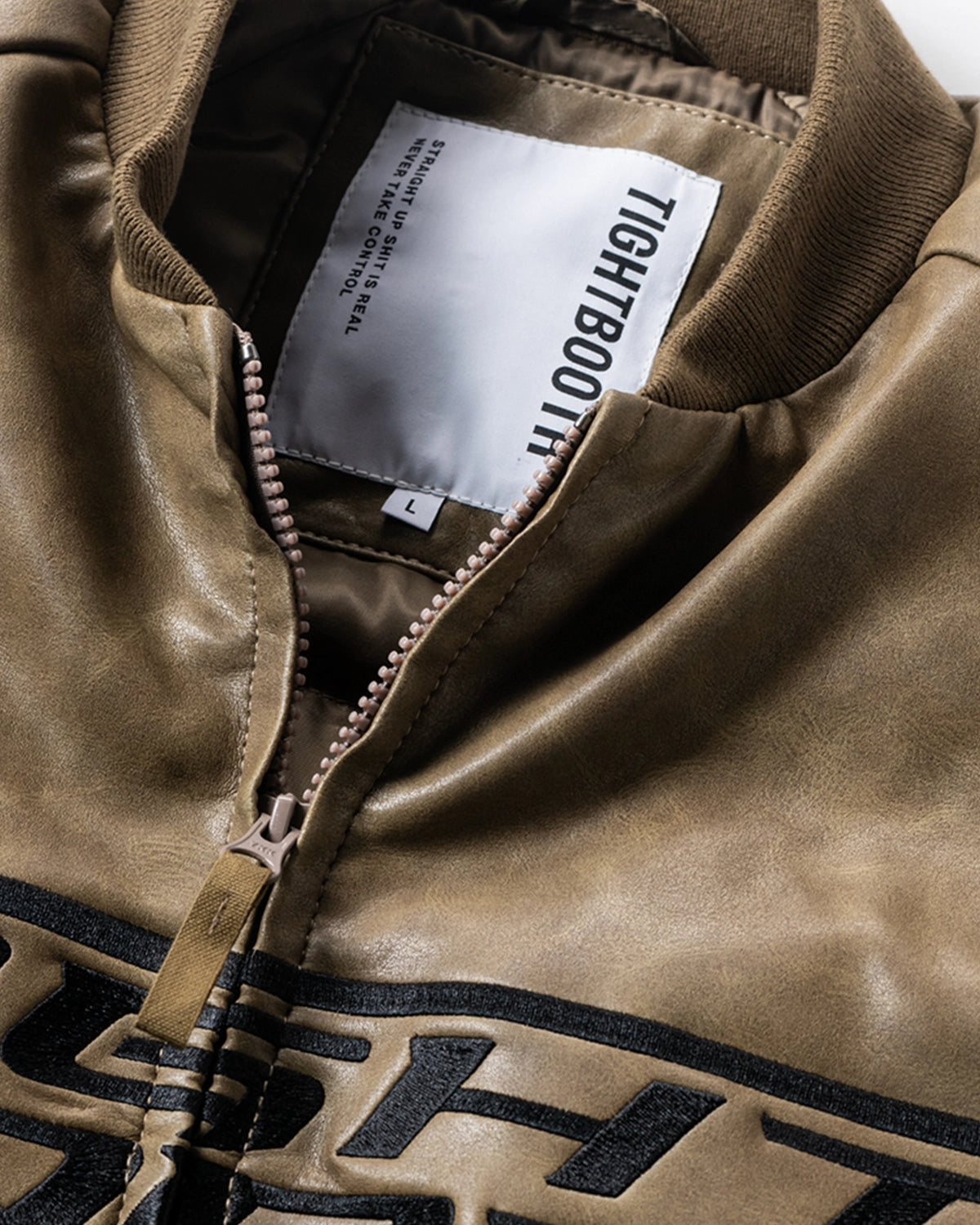 TIGHTBOOTH x SEEDA / ADRENALINE LEATHER DOWN JKT (FW25-RC01)