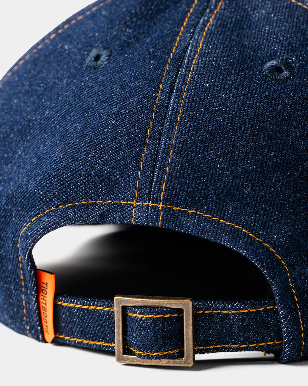 TIGHTBOOTH / LABEL LOGO DENIM 6 PANEL (SS25-H02)