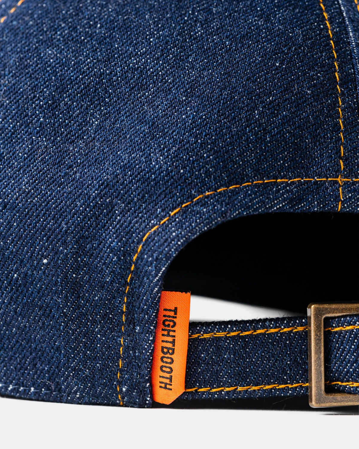 TIGHTBOOTH / LABEL LOGO DENIM 6 PANEL (SS25-H02)