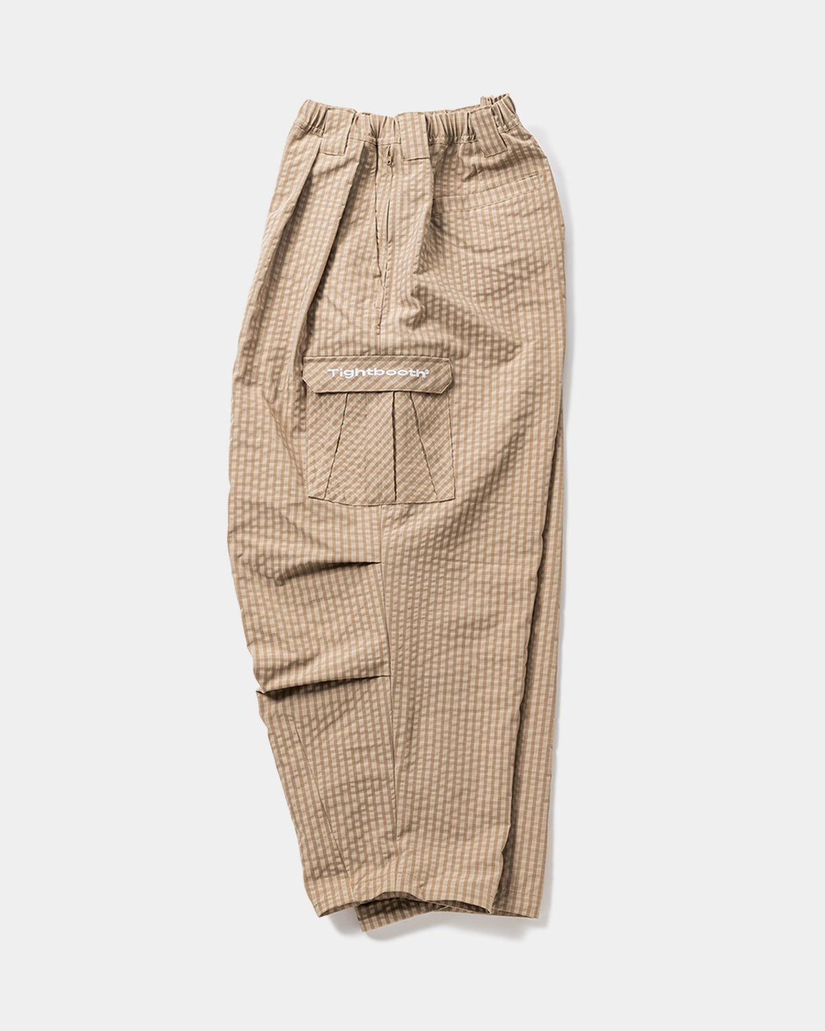 TIGHTBOOTH / RIPPLE PLAID BALLOON PANTS (SS26-B04)