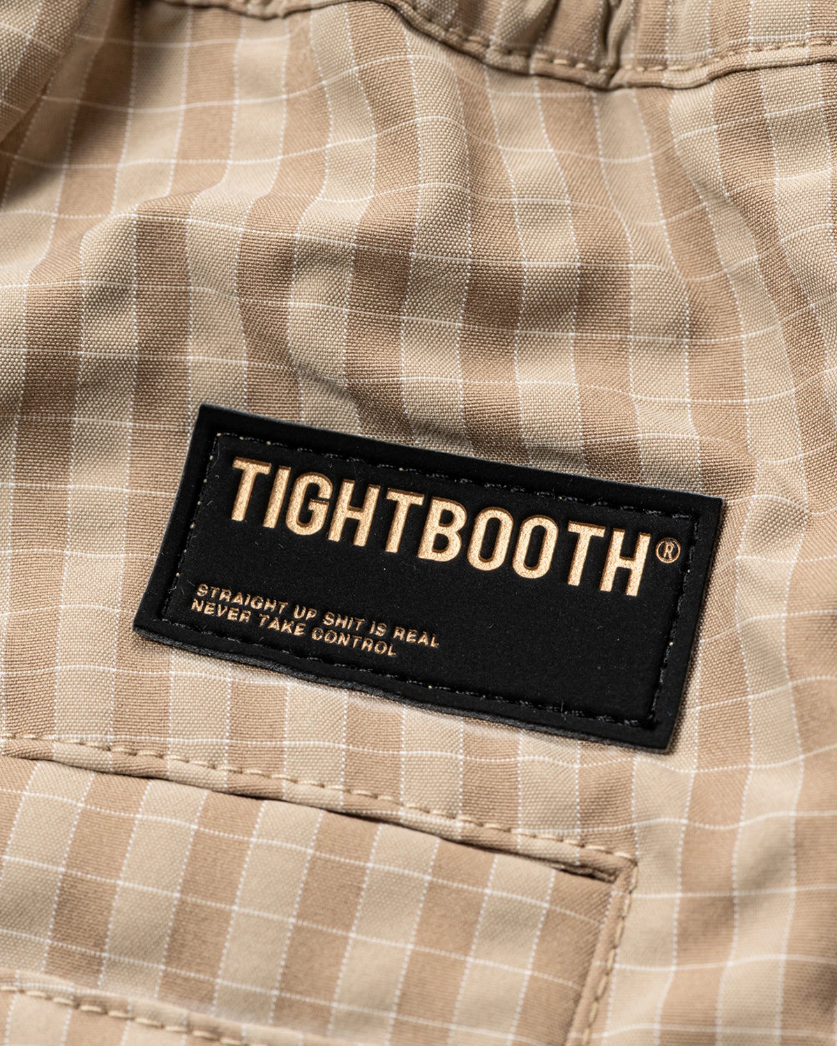 TIGHTBOOTH / RIPPLE PLAID BALLOON PANTS (SS26-B04)