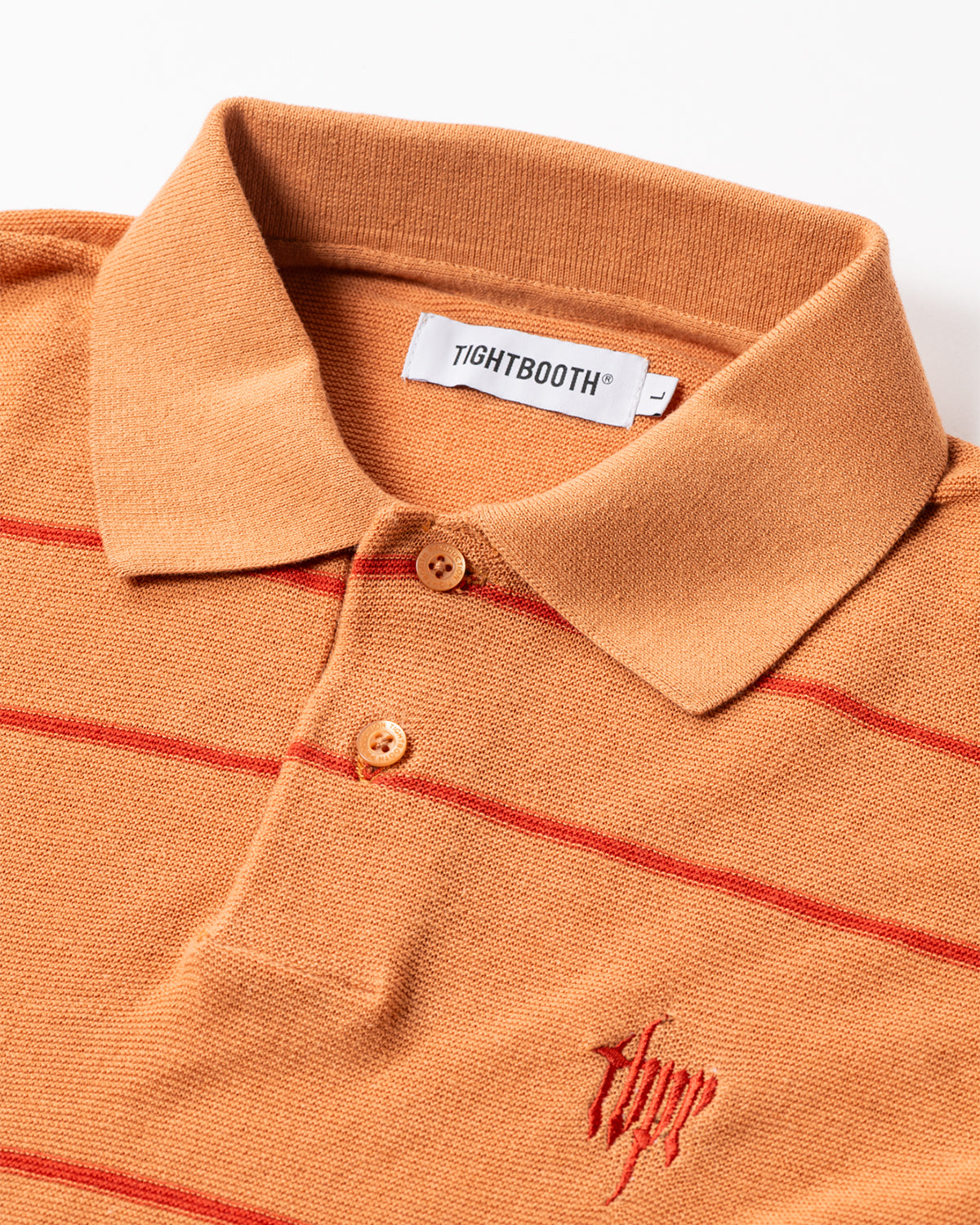 TIGHTBOOTH / BORDER KNIT POLO (SS26-KN01)