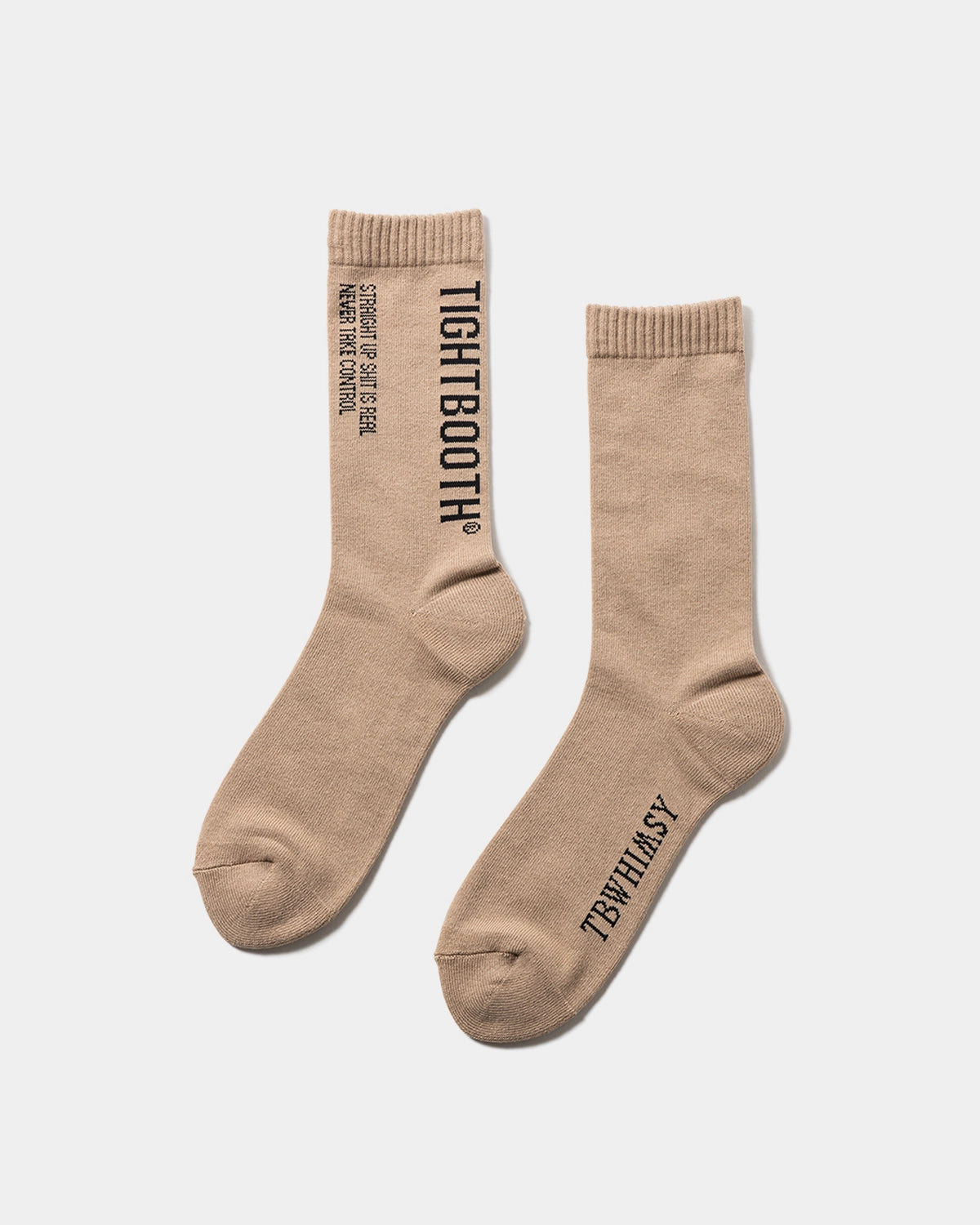 TIGHTBOOTH / LABEL LOGO SOCKS (SS26-A04)