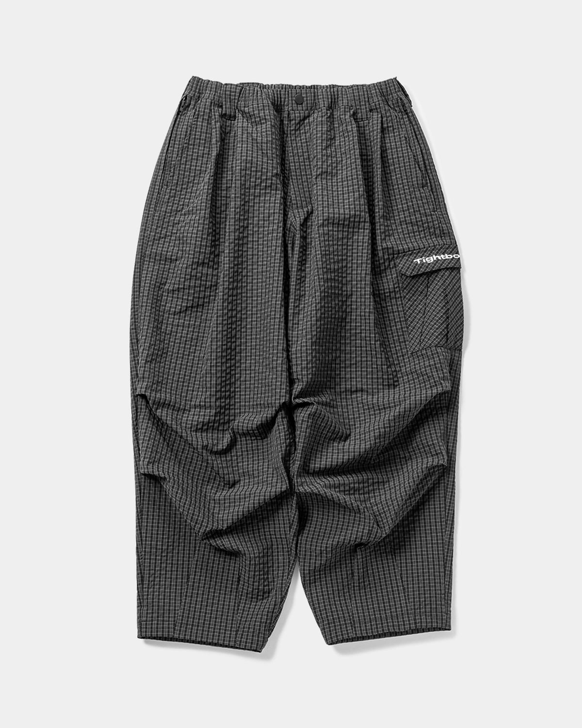 TIGHTBOOTH の RIPPLE PLAID BALLOON PANTS (SS26-B04)