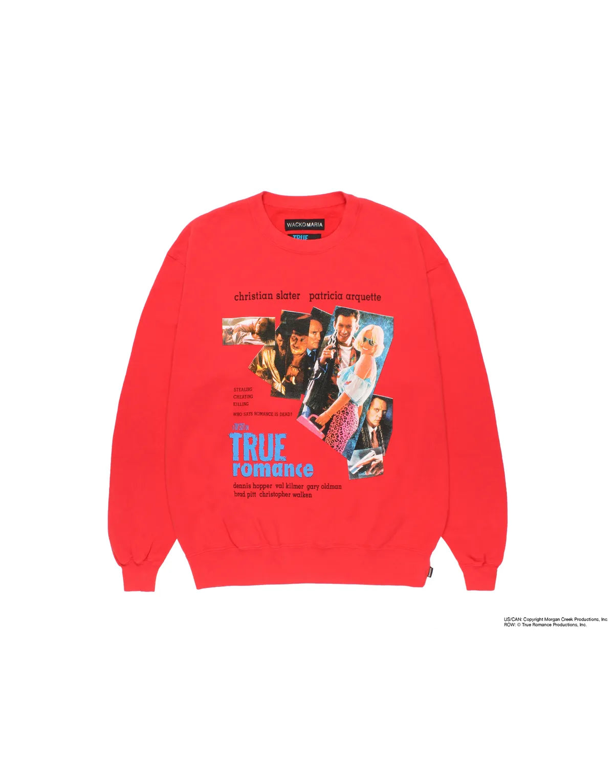 WACKO MARIA × TRUE ROMANCE / WASHED HEAVY WEIGHT SWEAT SHIRT (TR-WM-SS02)