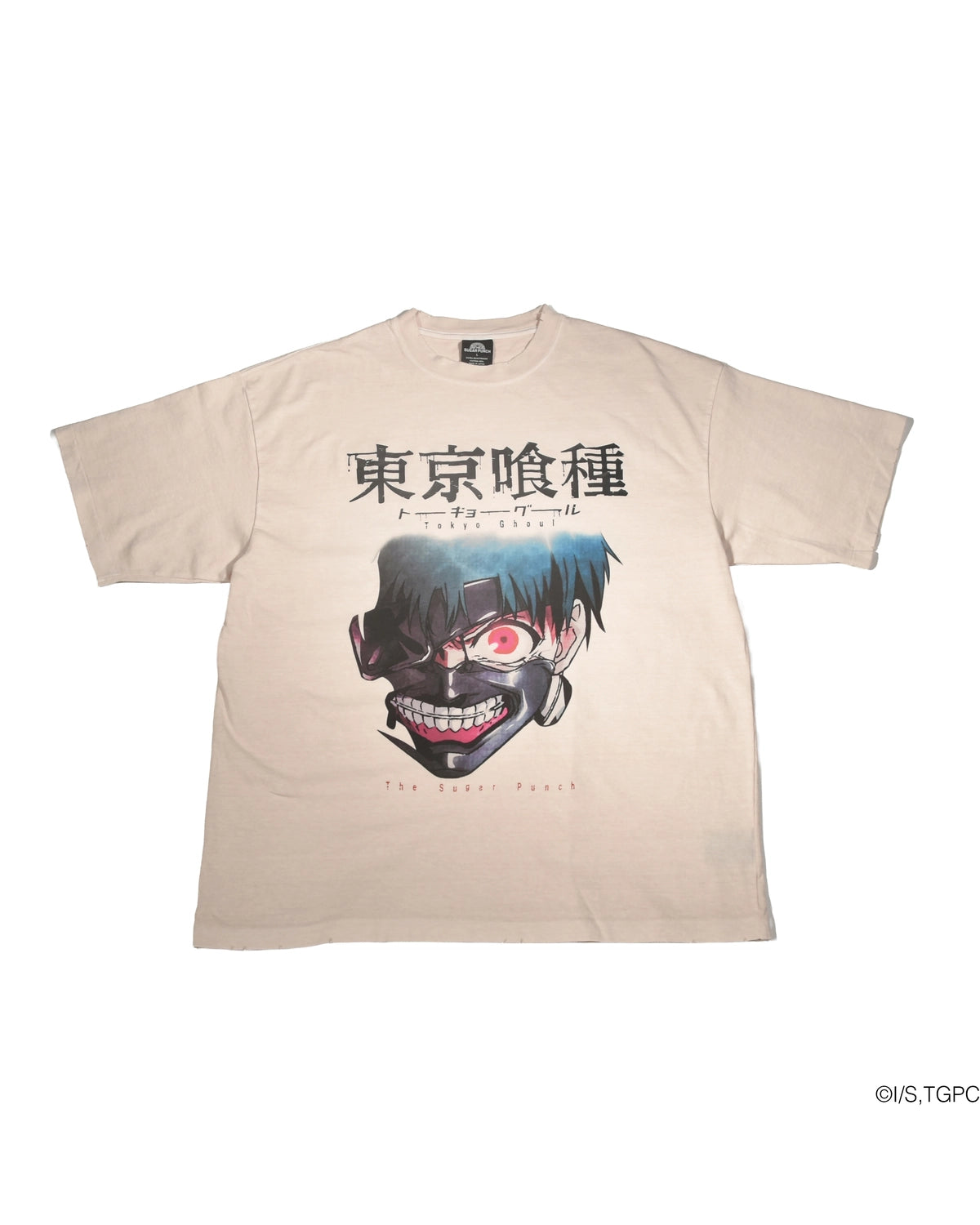 THE SUGAR PUNCH × 東京喰種 / S/S T-Shirt -KANEKI MASK (TTGM25SM001)