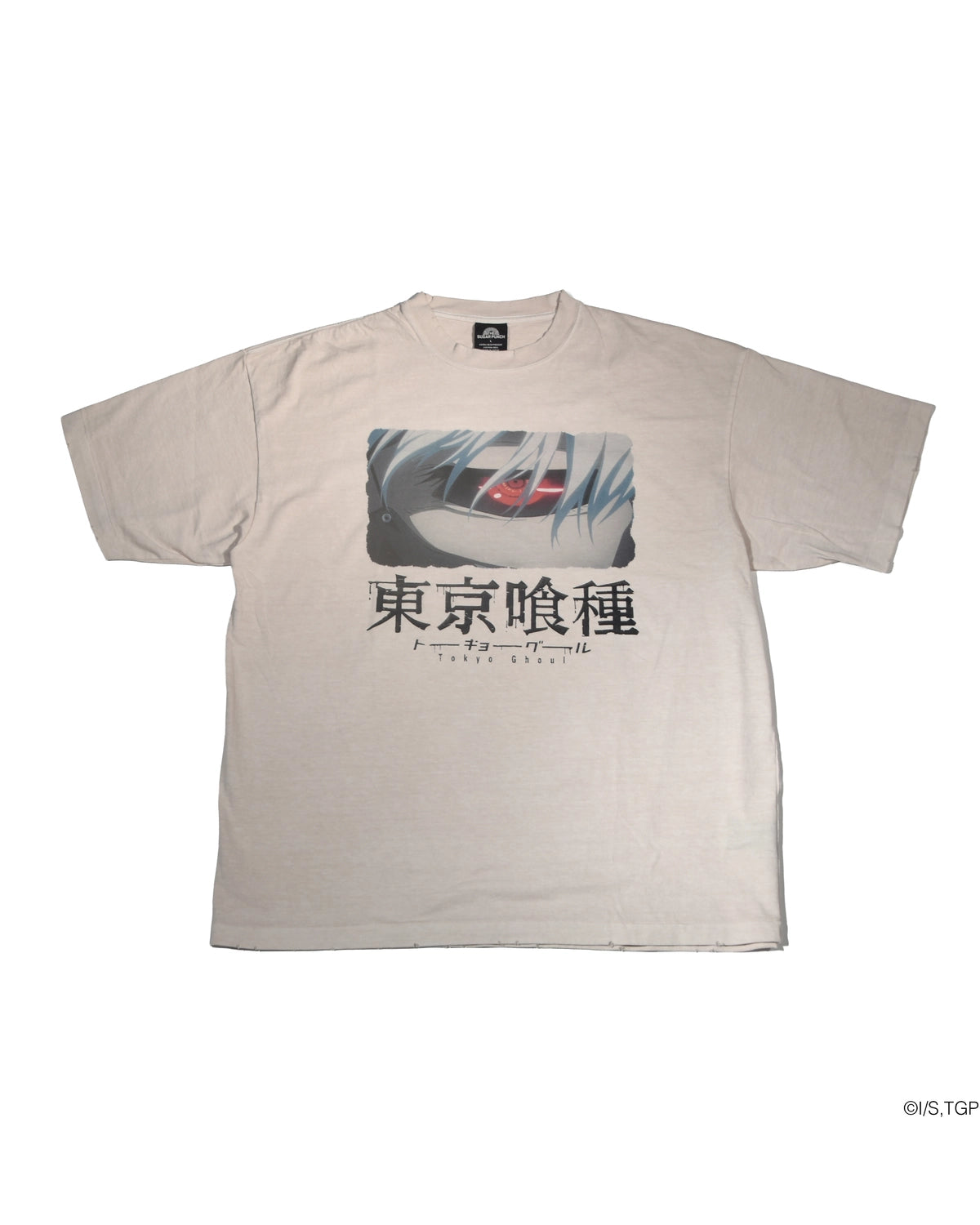 THE SUGAR PUNCH × 東京喰種 / S/S T-Shirt -KANEKI BACK BORN (TTGM25SM004)