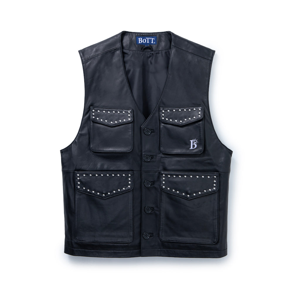 BoTTのtudded Leather vest