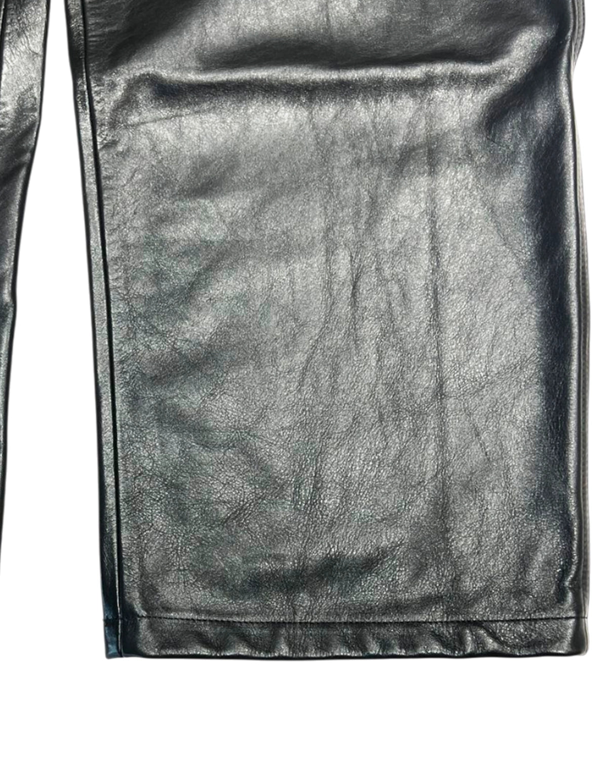VETEMENTS / LEATHER HIP-HOP PANTS (ME76LP018B)