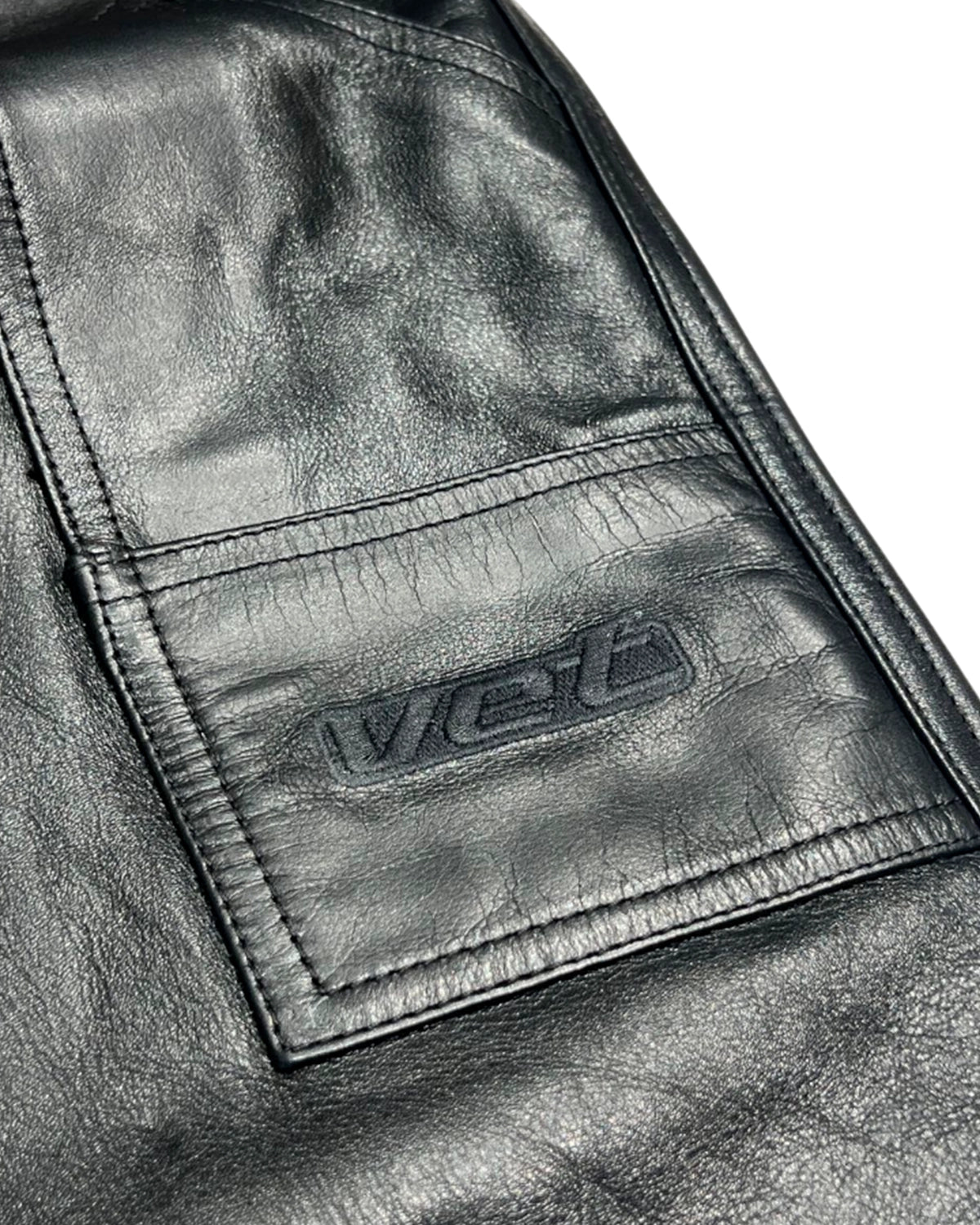 VETEMENTS / LEATHER HIP-HOP PANTS (ME76LP018B)