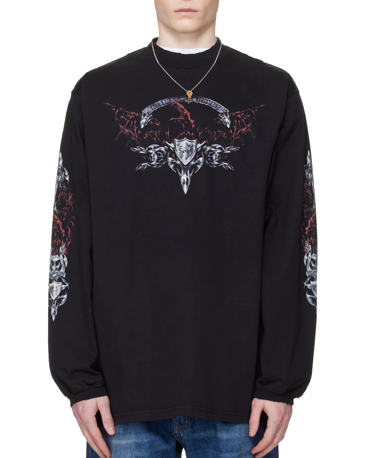 VETEMENTS の METAL LONGSLEEVE (ME76LS194BX)