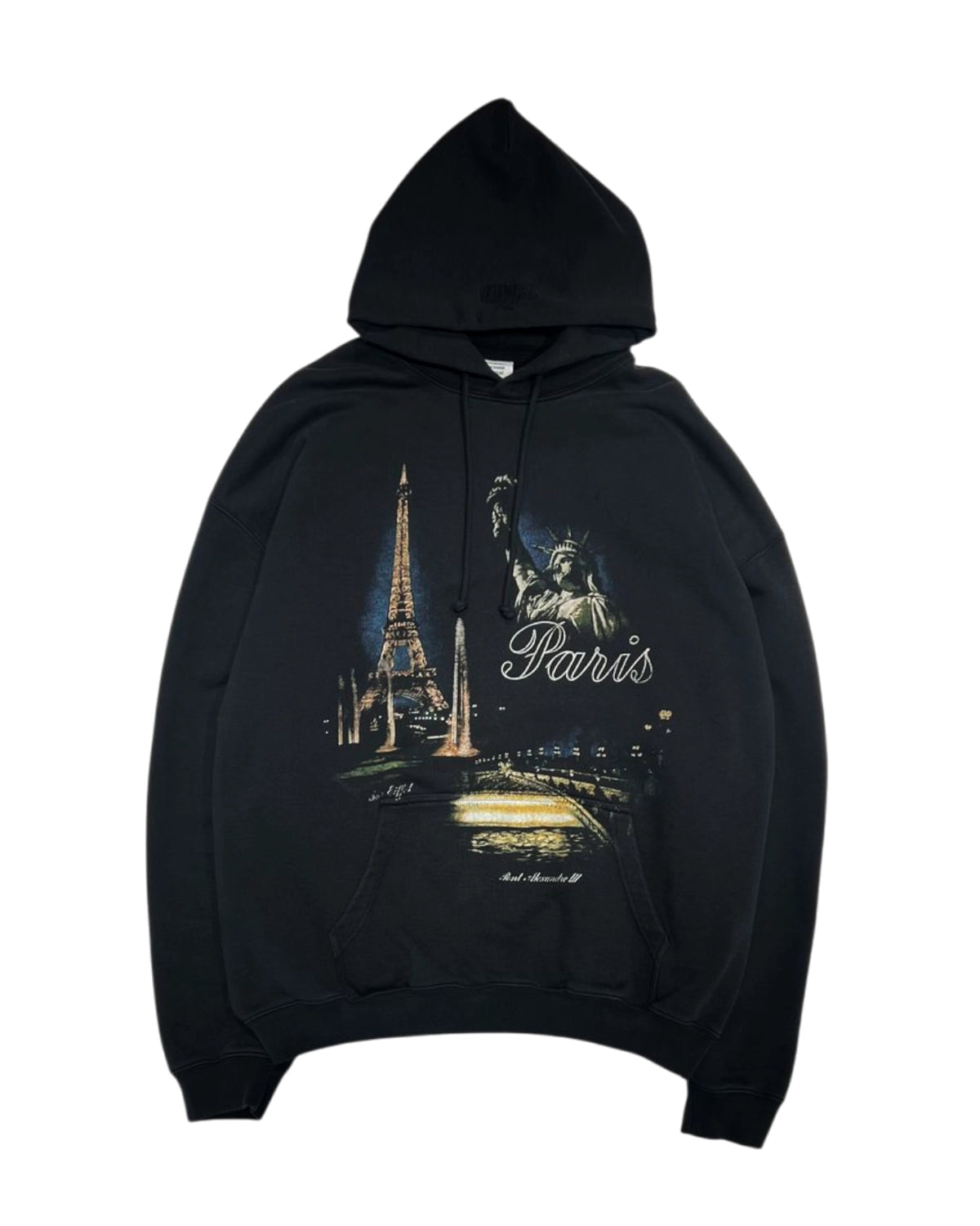 VETEMENTS の PARIS TOURIS HOODIE (ME76HD243B)