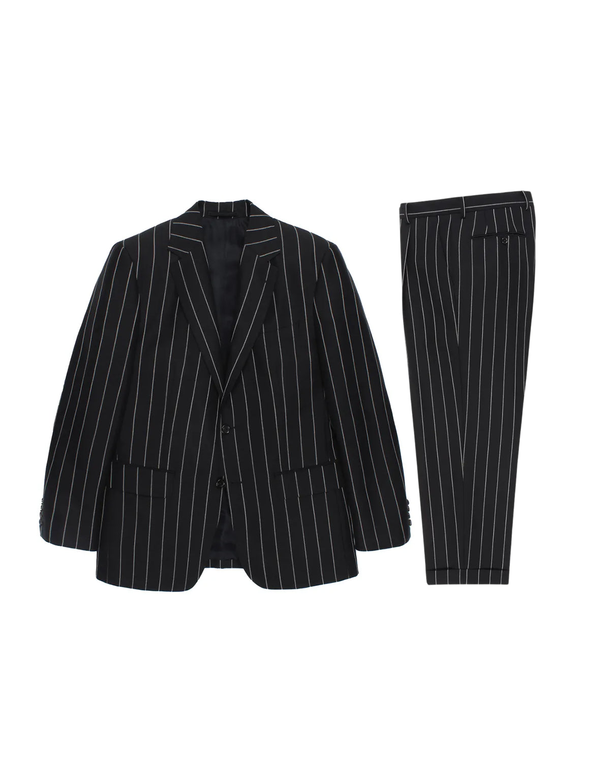 【新品未使用】WACKO MARIA×DORMEUIL スラックス 黒 L WACKO MARIA × DORMEUIL / SINGLE BREASTED JACKET -TYPE-3