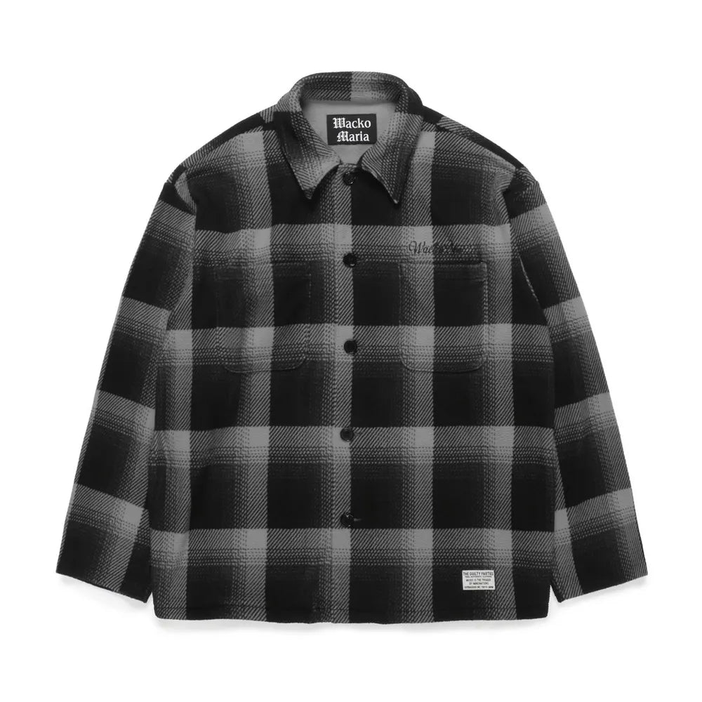 WACKO MARIA / FLEECE SHIRT -TYPE2- (24FW-WMO-BL25)