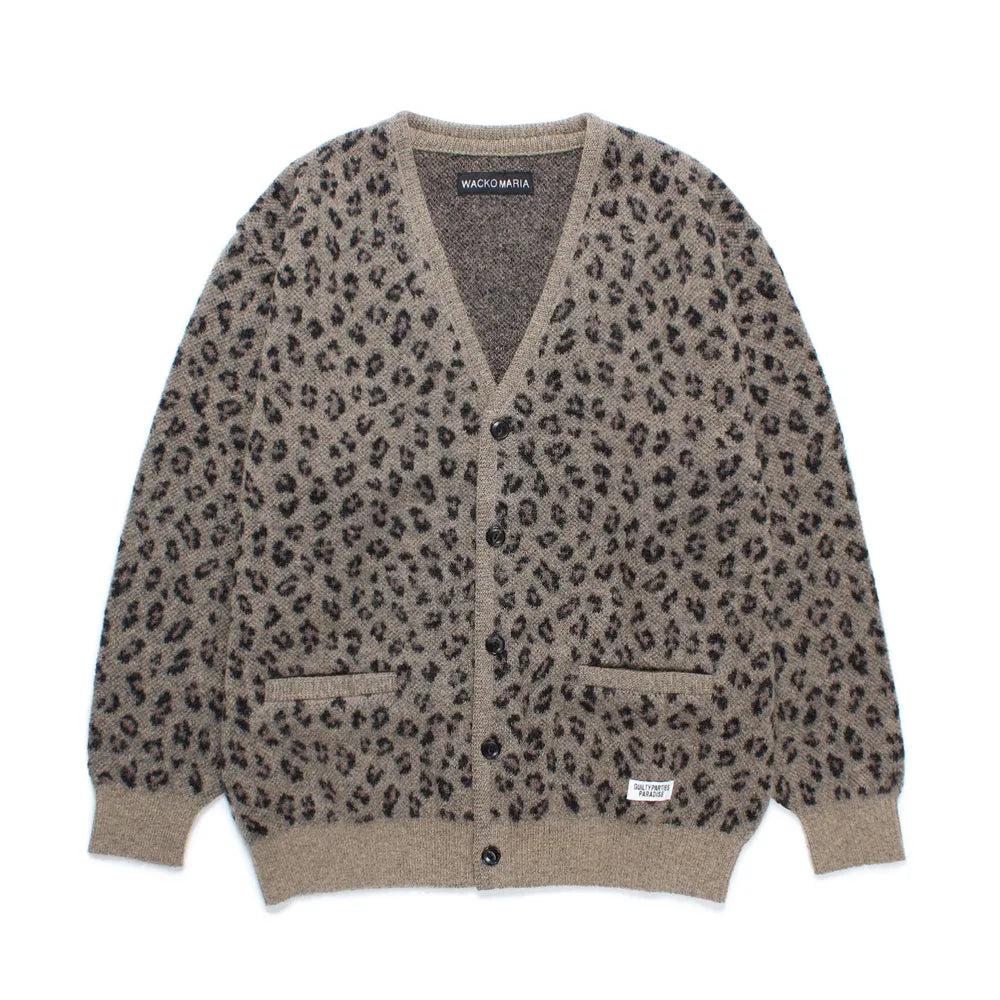 WACKO MARIA(ワコマリア) / LEOPARD MOHAIR CARDIGAN | 公式通販・JACK in the NET