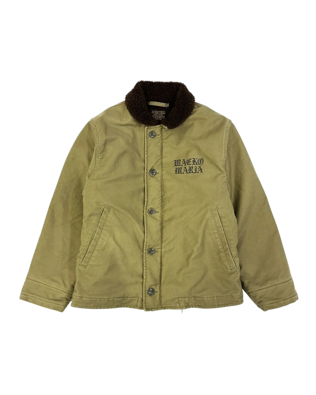 ワコマリア WACKO MARIA N-1 DECK JACKET ワコマリア N-1 ジャケット N-1 DECK JACKET -B- (TYPE-1)KHAKI