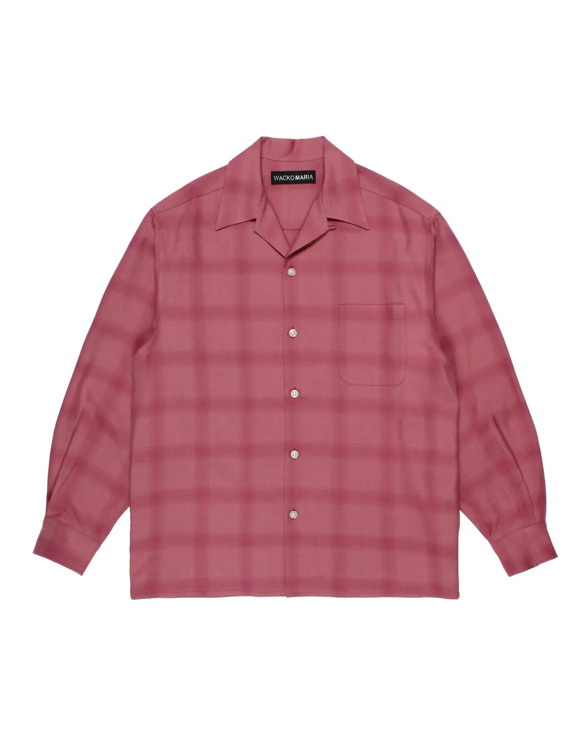 WACKO MARIA(ワコマリア) / OMBRE CHECK OPEN COLLAR SHIRT | 公式通販