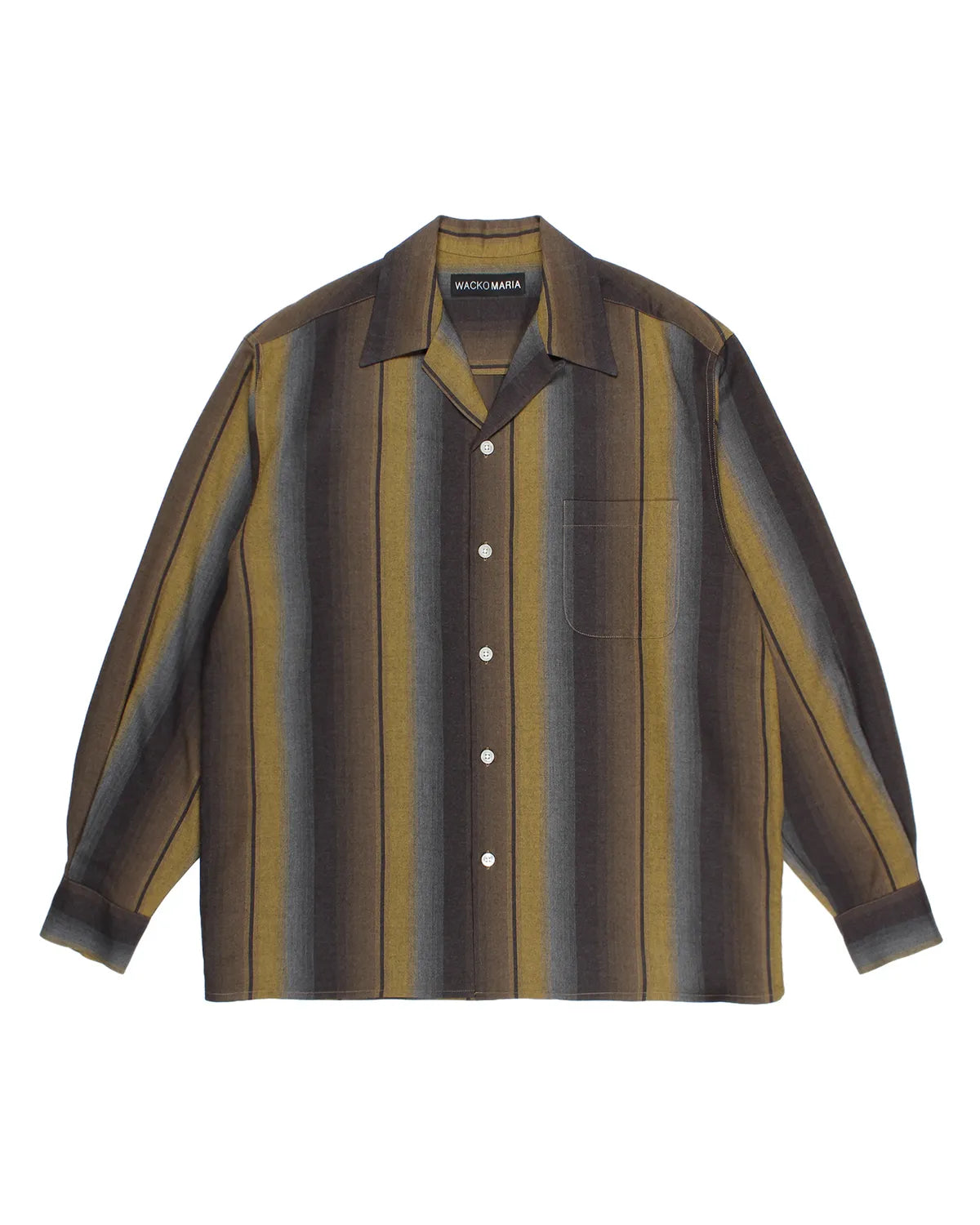 WACKO MARIA(ワコマリア) / OMBRE STRIPED OPEN COLLAR SHIRT -TYPE 