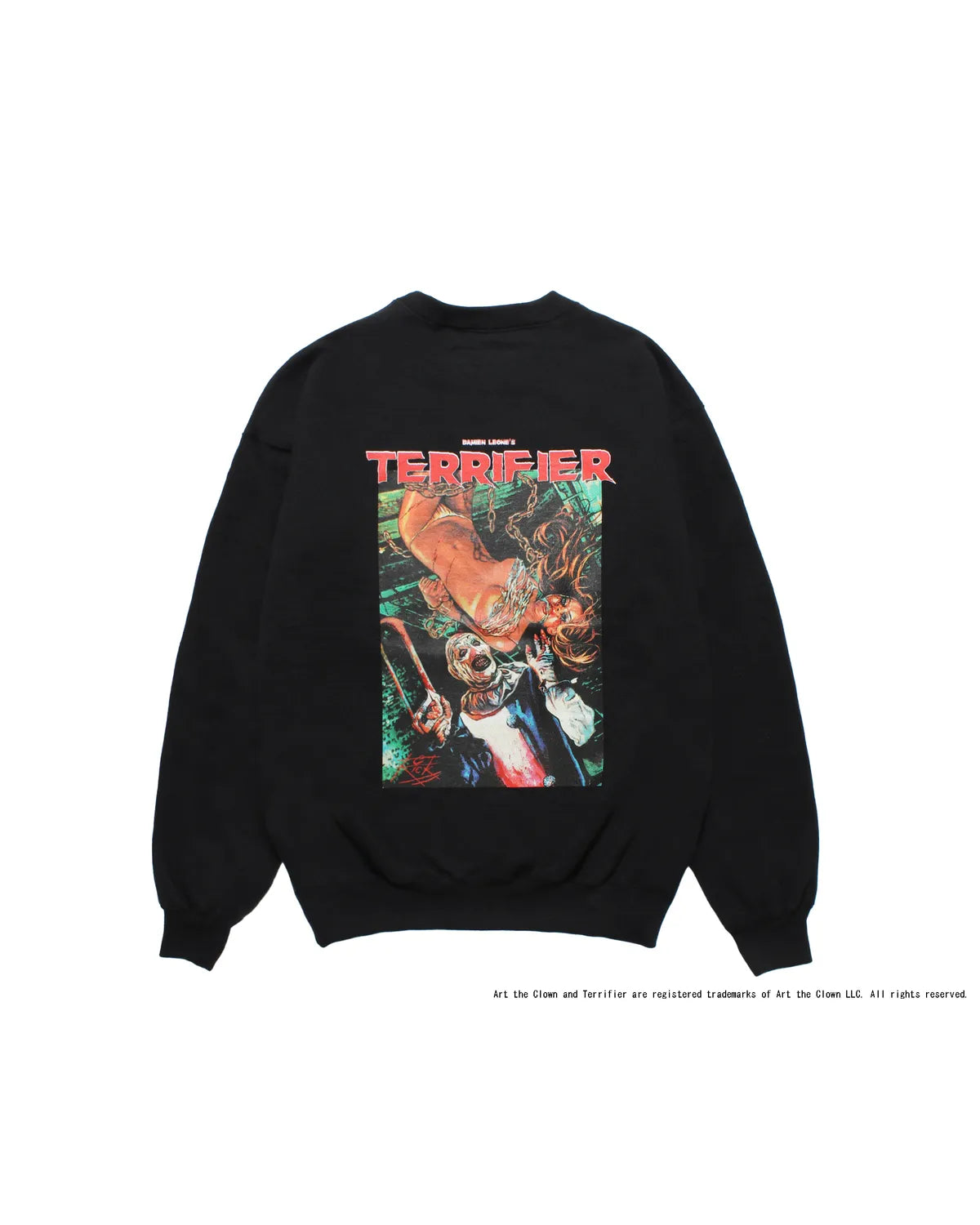WACKO MARIA × TERRIFIER の HEAVY WEIGHT SWEAT SHIRT (TERRIFIER-WM-SS05)