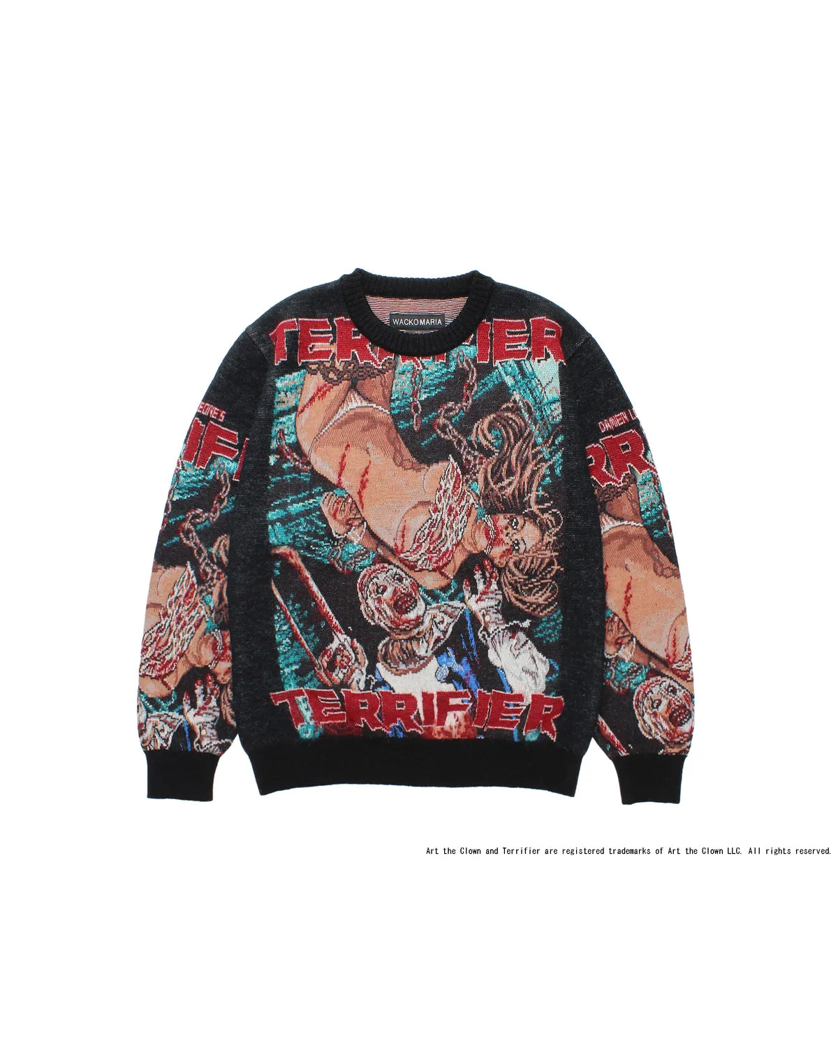 WACKO MARIA(ワコマリア) / × TERRIFIER MOHAIR CREW NECK SWEATER