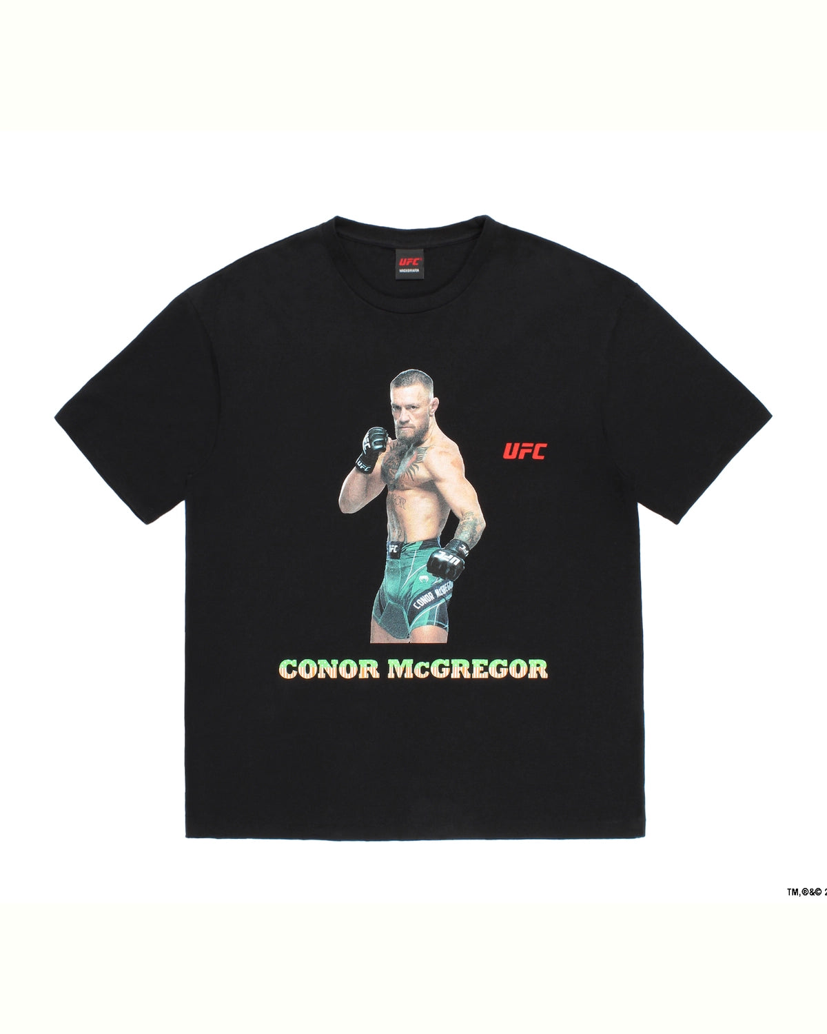 WACKO MARIA × UFC の WASHED HEAVY WEIGHT CREW NECK T-SHIRT -TYPE-2- (UFC-WM-WT02)