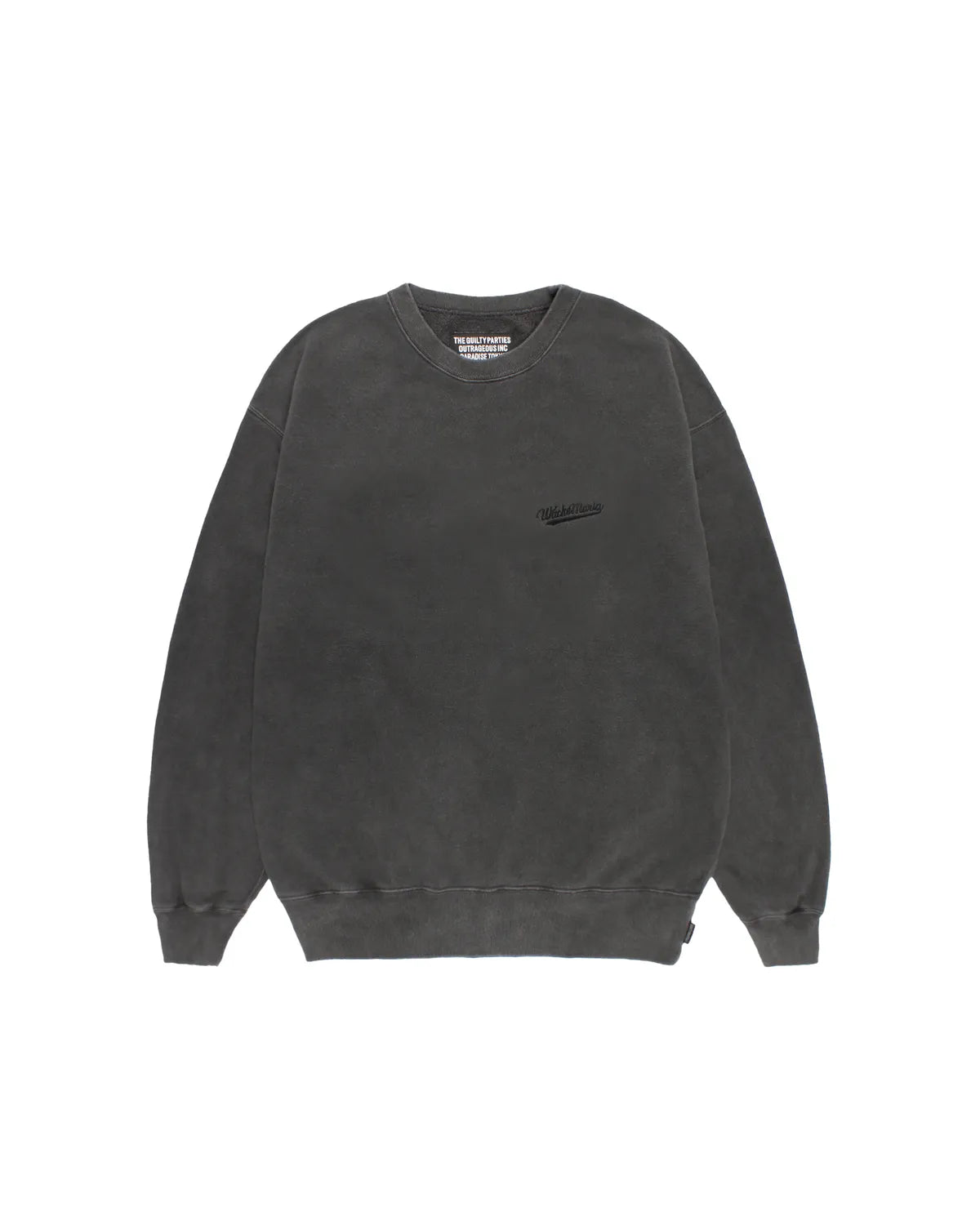 WACKO MARIA の WASHED MIDDLE WEIGHT CREW NECK (26FWE-WMC-SS03)