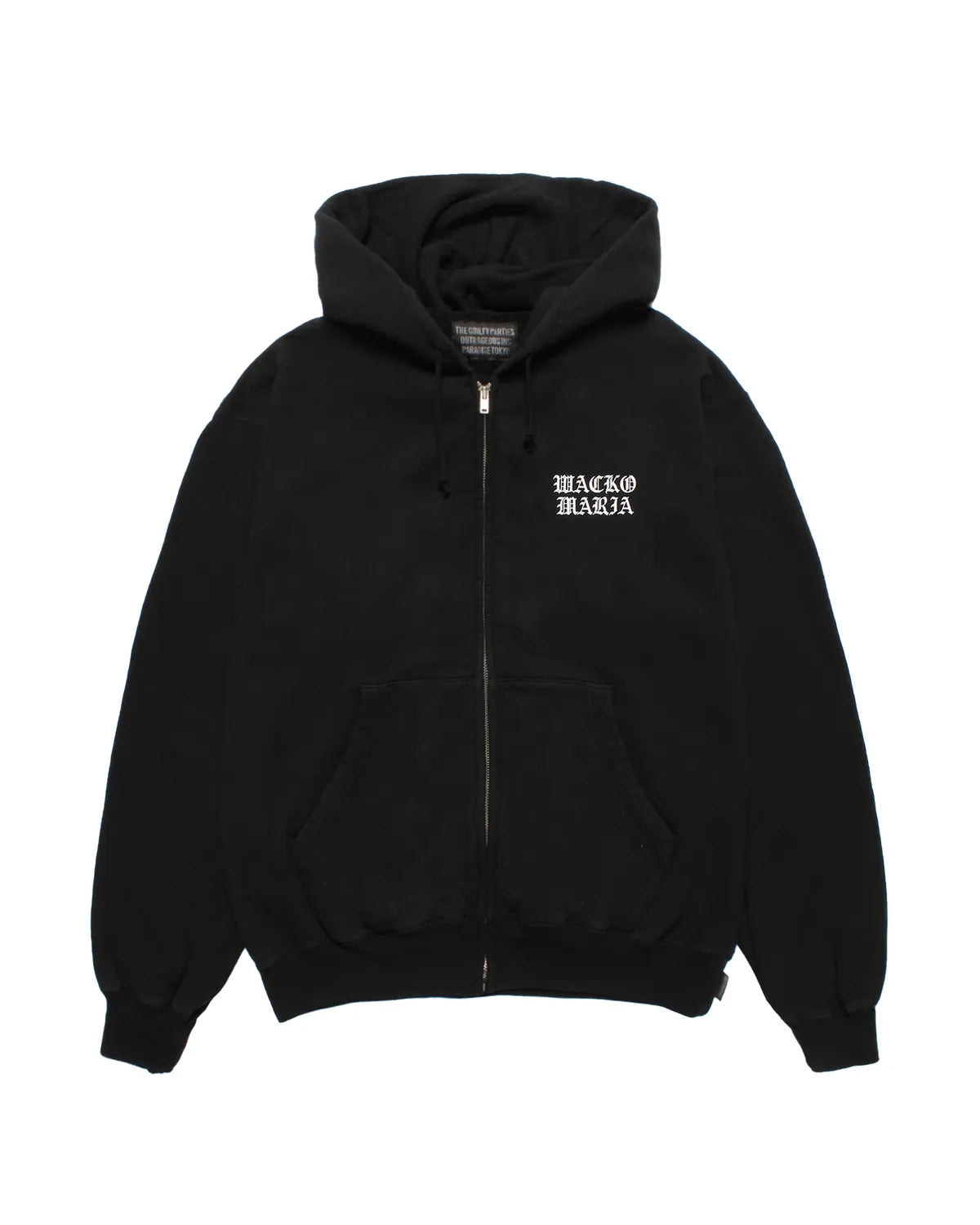 WACKO MARIA の WASHED MIDDLE WEIGHT FULL ZIP HOODED SWEAT SHIRT (26SSE-WMC-SS01)
