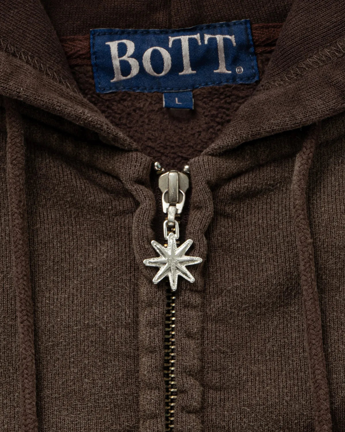 BoTT / Washed Luckey Logo Zip Hoodie