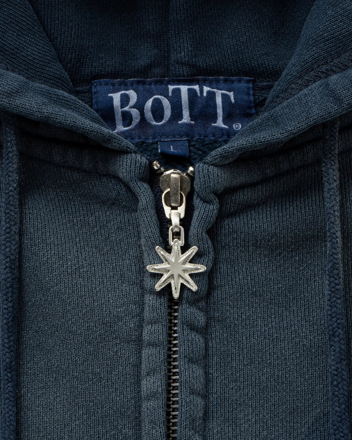 BoTT / Washed Luckey Logo Zip Hoodie