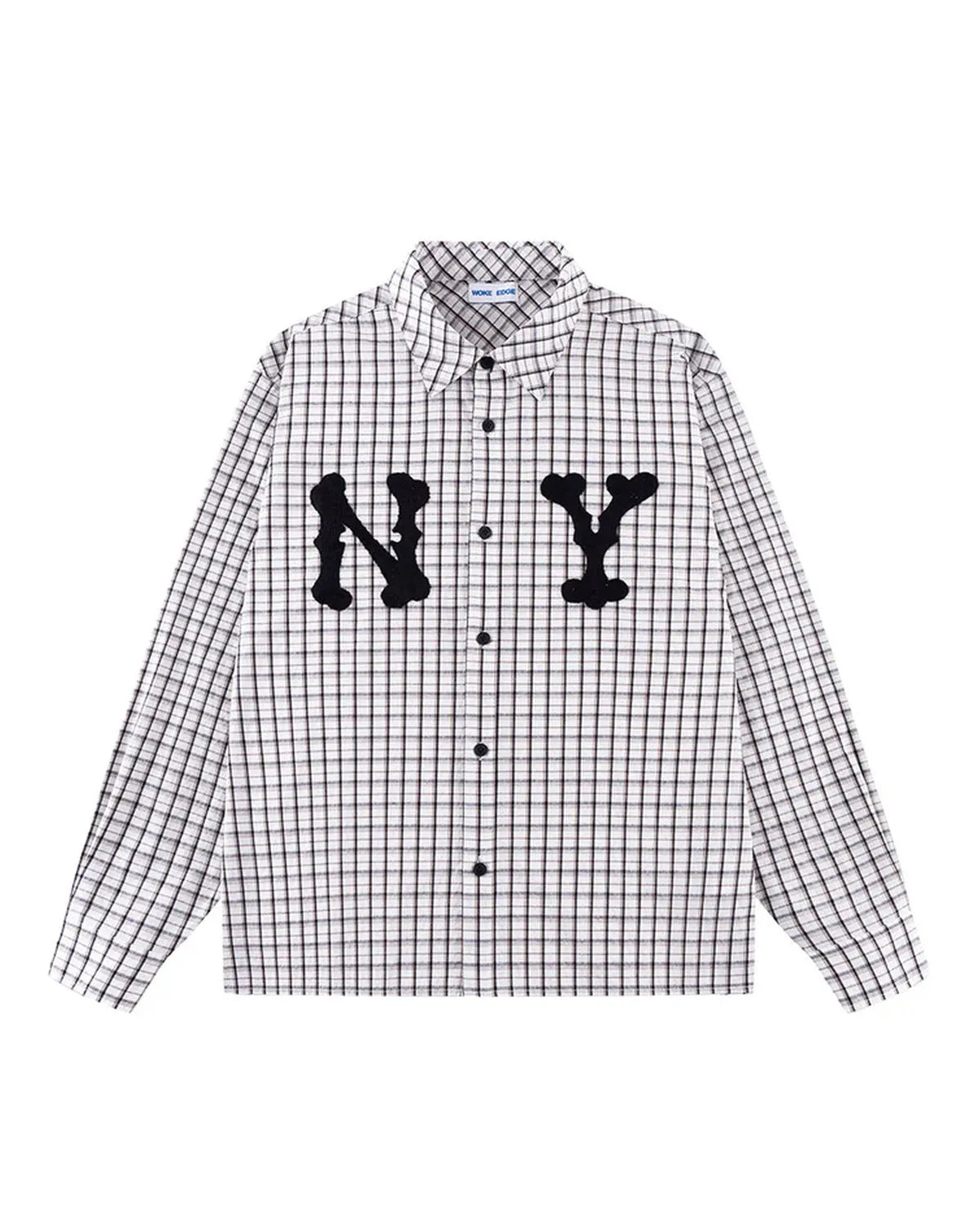 WOKE EDGE の NY Glit Check Shirt (2611-15915-0081003)