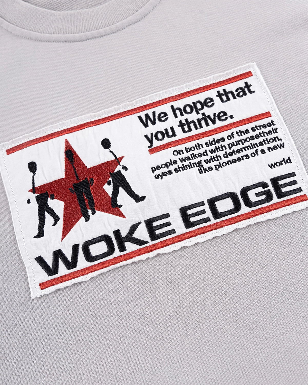 WOKE EDGE / We Hope Washed Crew Neck Sweat (2521-15913-0110202)