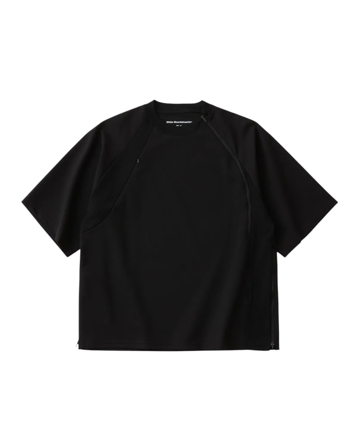 White Mountaineering の SIDE ZIP T-SHIRT (BK2571504)