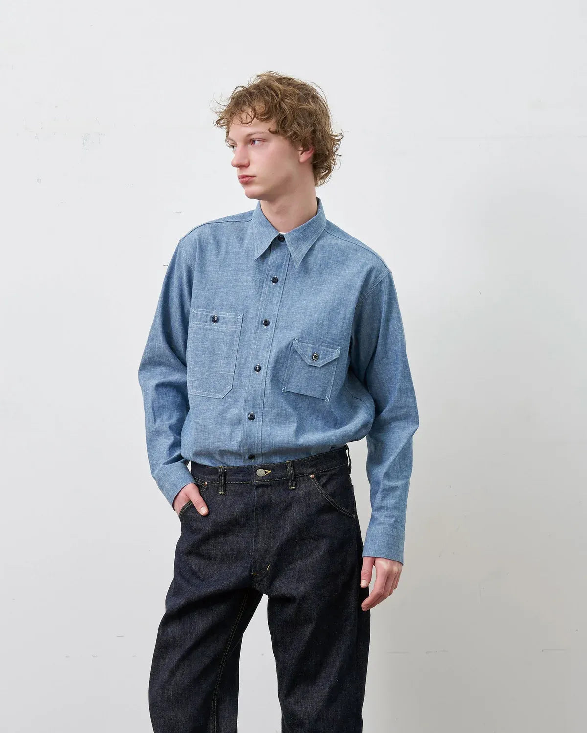 BIG YANK / Y1929 CHAMBRAY SHIRT (602-262-01)