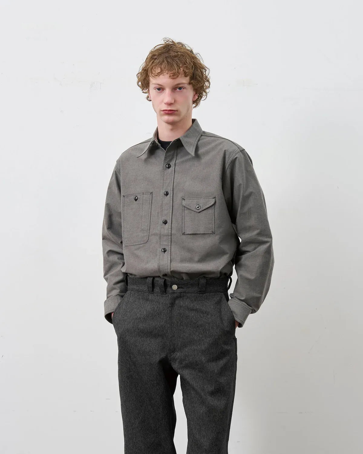 BIG YANK / Y1934 HEATHER CHAMBRAY SHIRT (602-262-02)