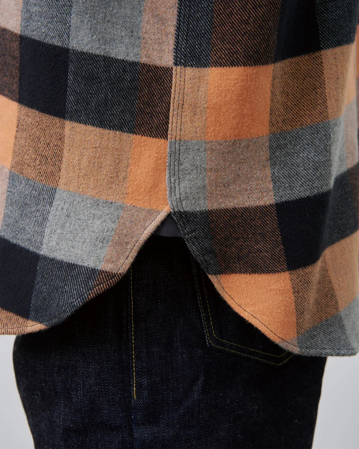 BIG YANK / Y1936 H-ZIP FLANNEL CHECK SHIRT (602-262-03)