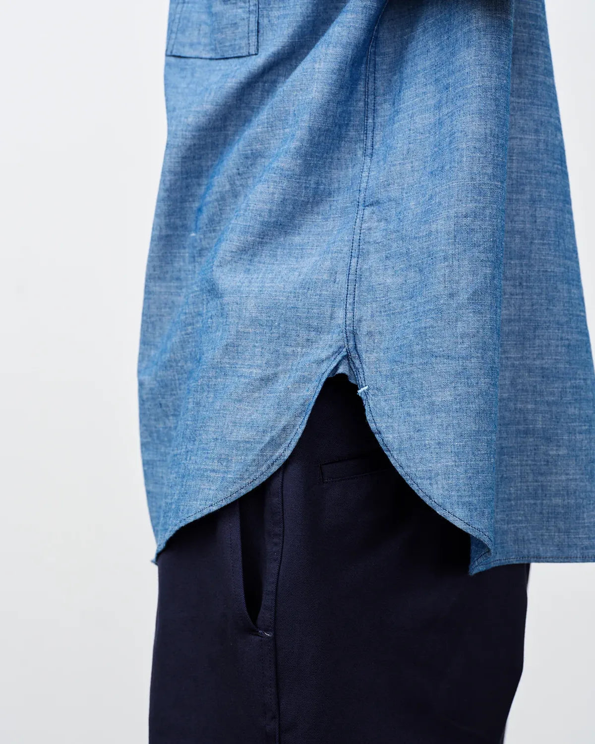 BIG YANK / Y1942 S-SLEEVE CHAMBRAY SHIRT (602-261-05)