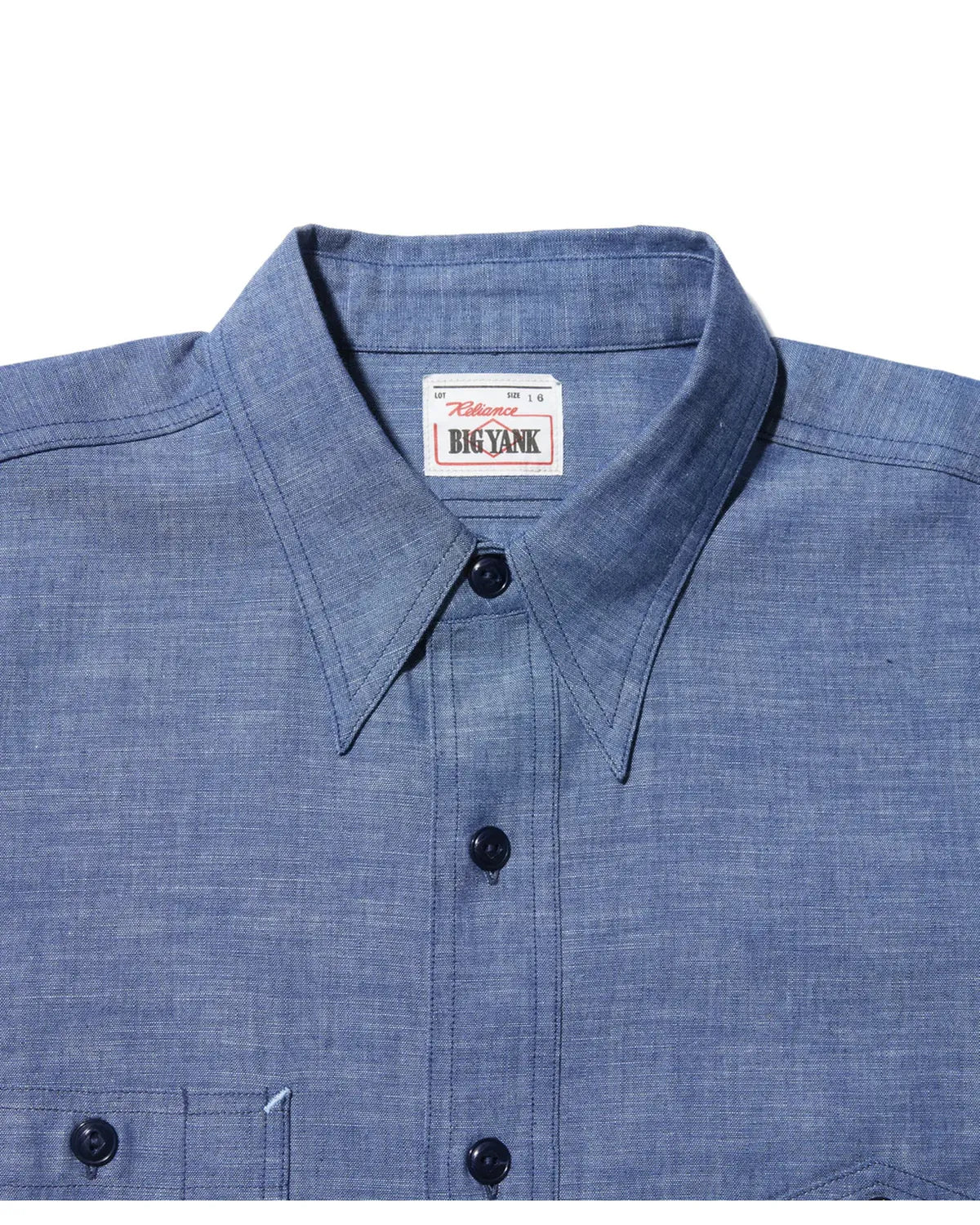 BIG YANK / Y1942 S-SLEEVE CHAMBRAY SHIRT (602-261-05)