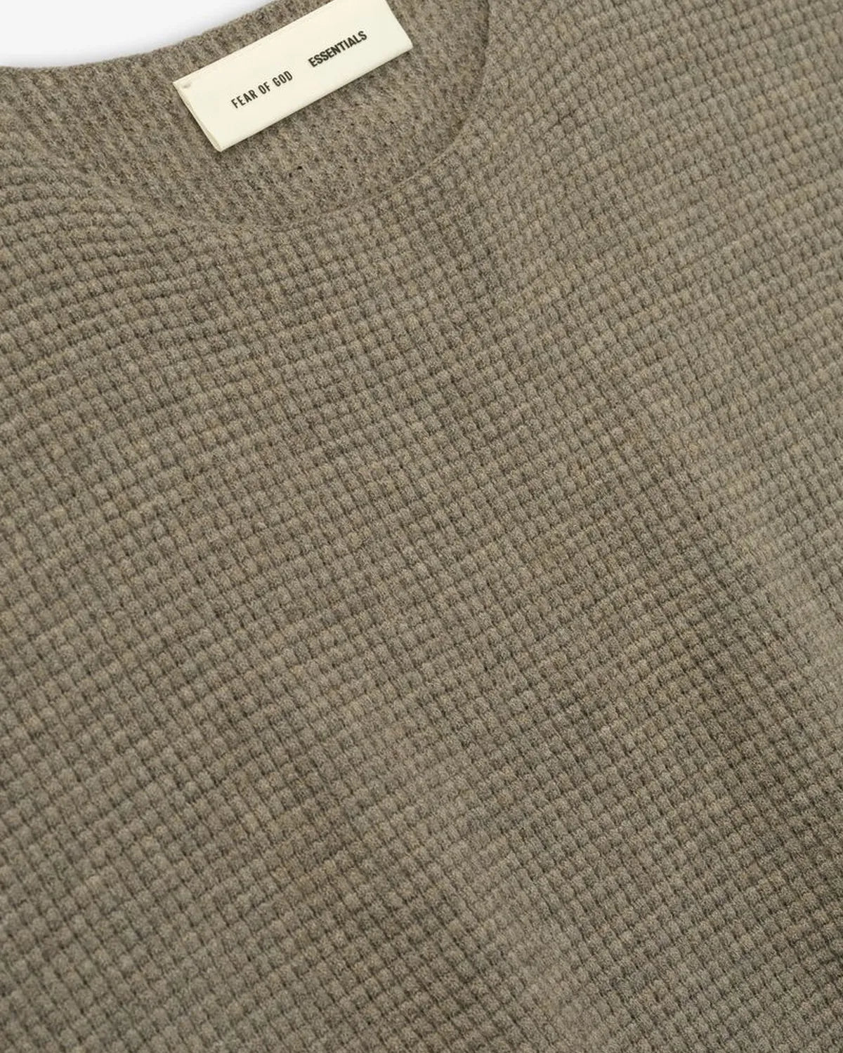 ESSENTIALS / Waffle Crewneck 90s Sweater (192HO256161F)