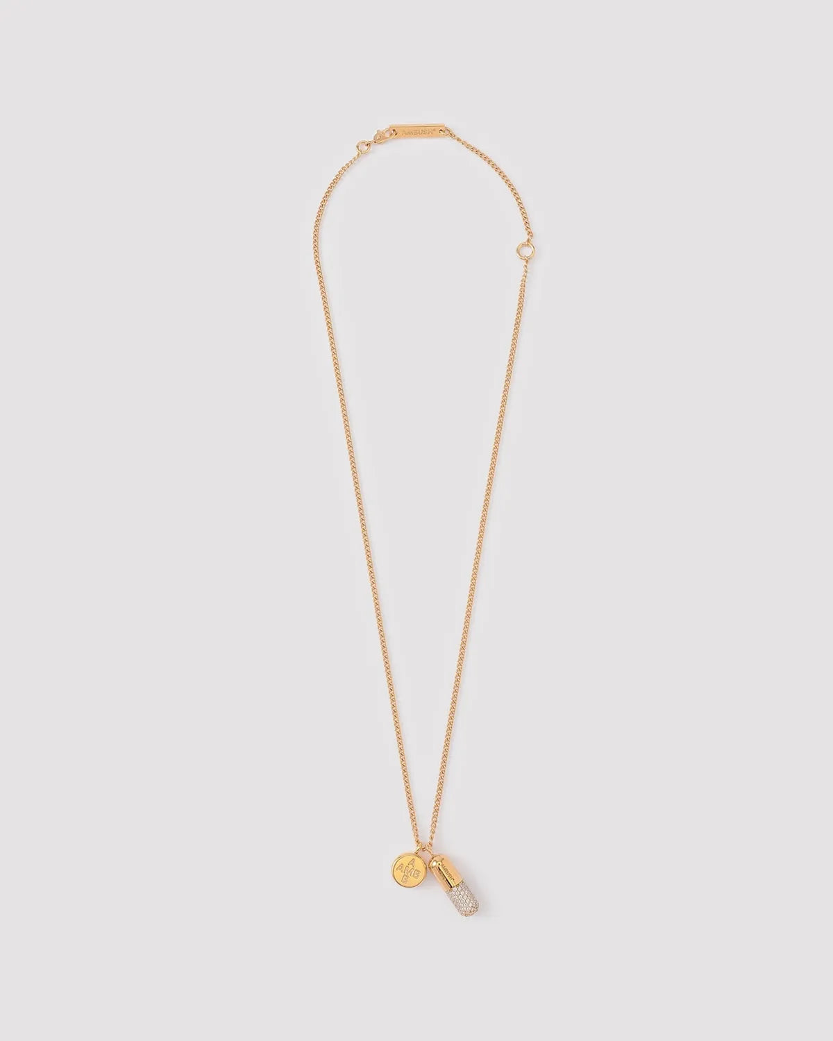 AMBUSH® / PAVE PILL CHARM NECKLACE (12115731)