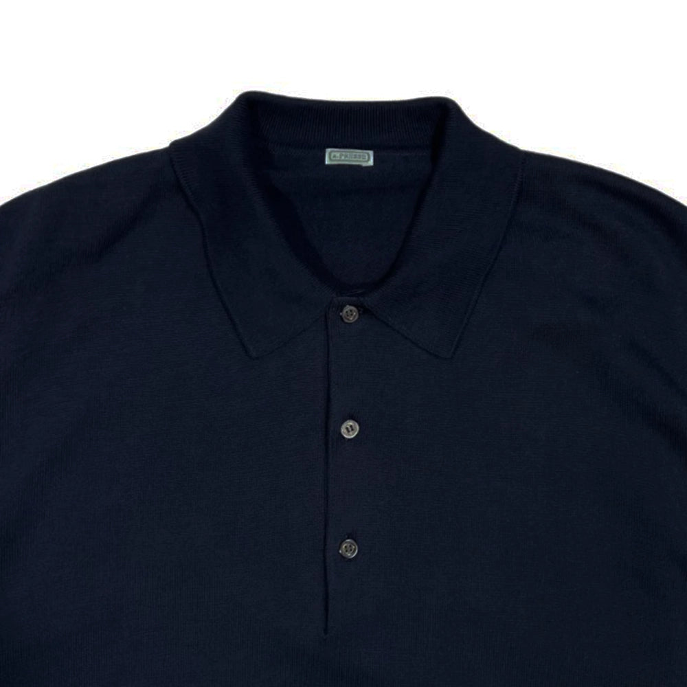 A.PRESSE / Cotton Knit Polo Shirts (24SAP-03-09A)