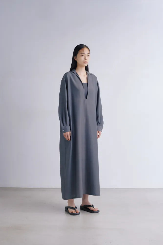 Graphpaper / Wool Cupro Skipper Dress