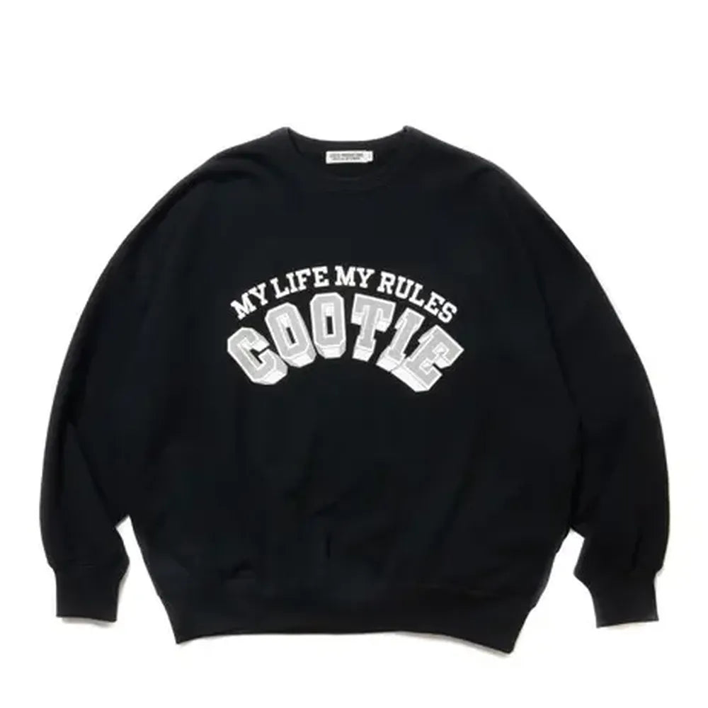 COOTIE PRODUCTIONS® / Open End Yarn Print Sweat Crew