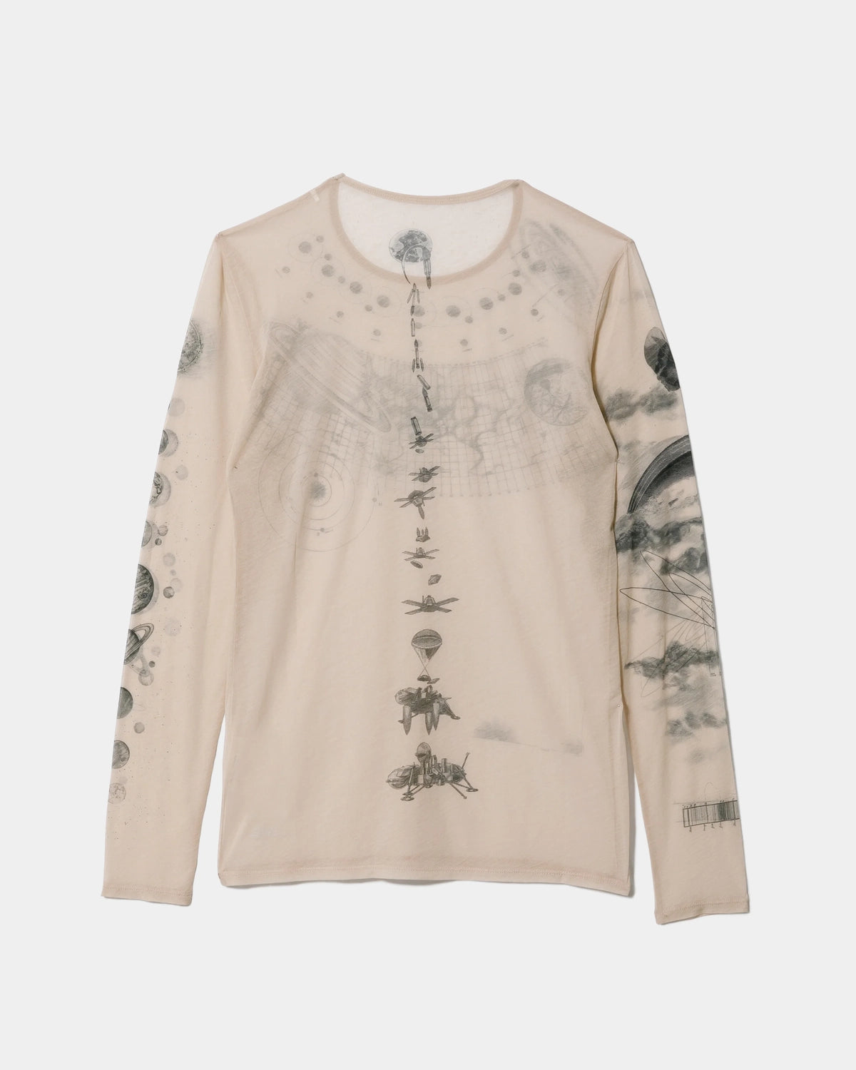 beautiful people ビューティフルピープル sheer jersey akzidenz grotesk Tee シアージャージーTシャツ 1515310027 ホワイト 36 beautiful people ビューティフルピープル sheer jersey akzidenz
