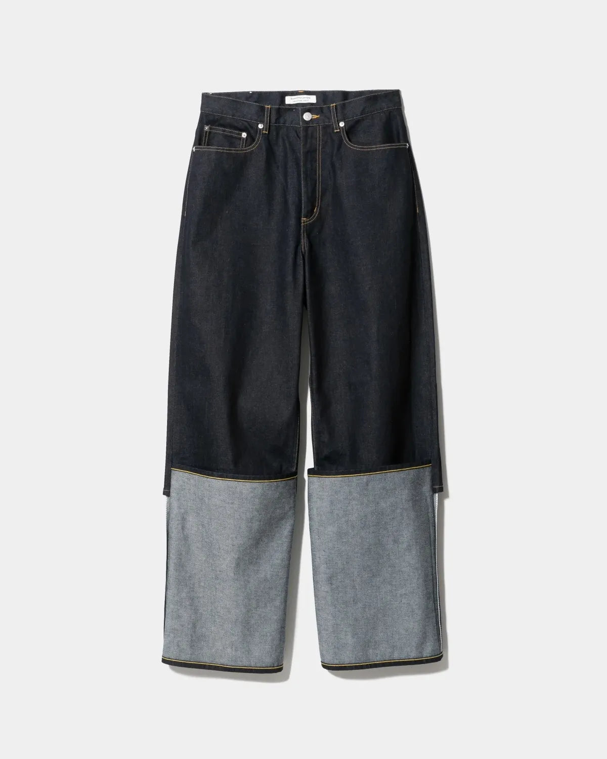 beautiful people の selvedfe denim flip hem pants -Women's- (1545105035)