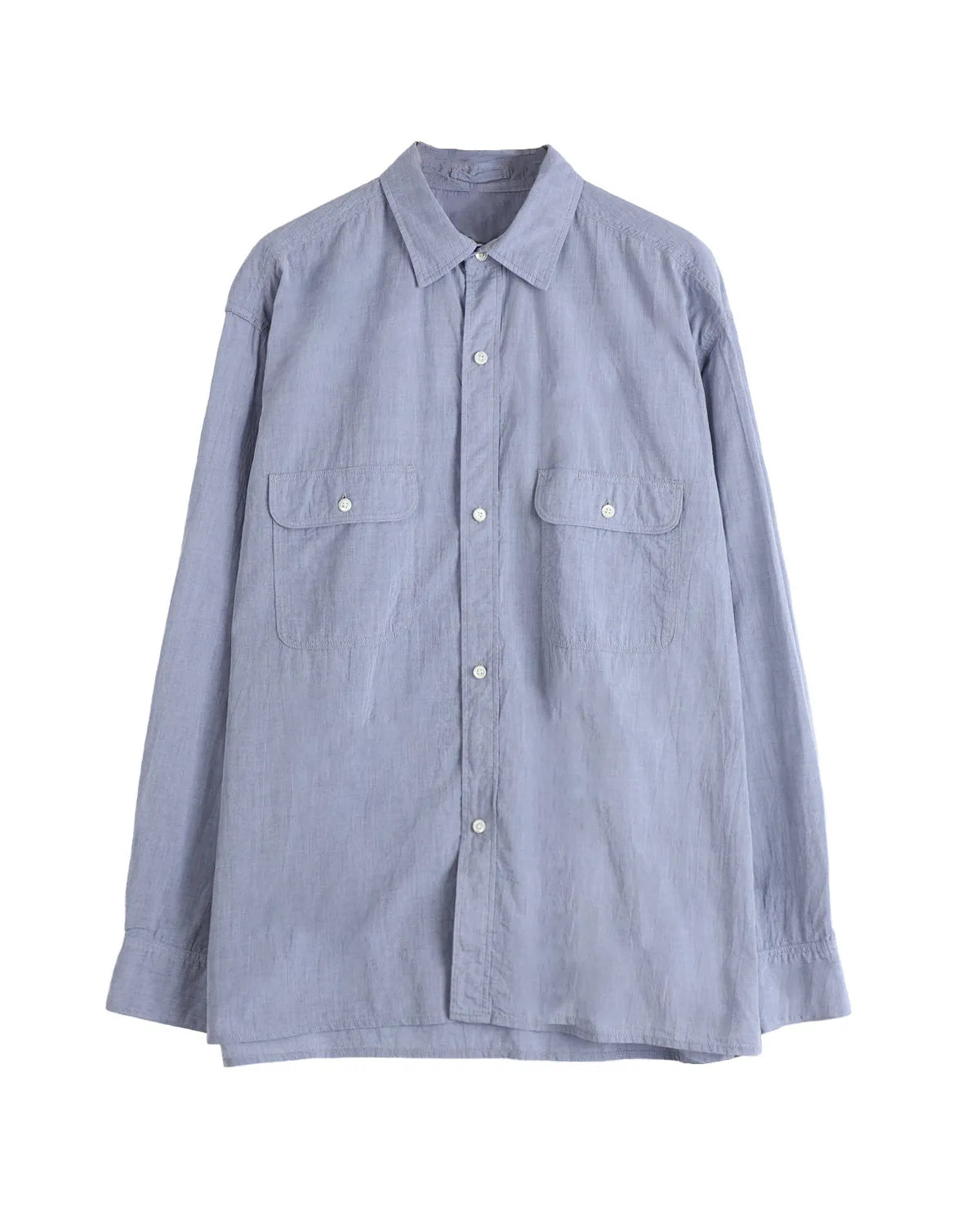 blurhmsROOTSTOCK の Hard Twist Chambray Work Shirtd L/S (bROOTS26F12)