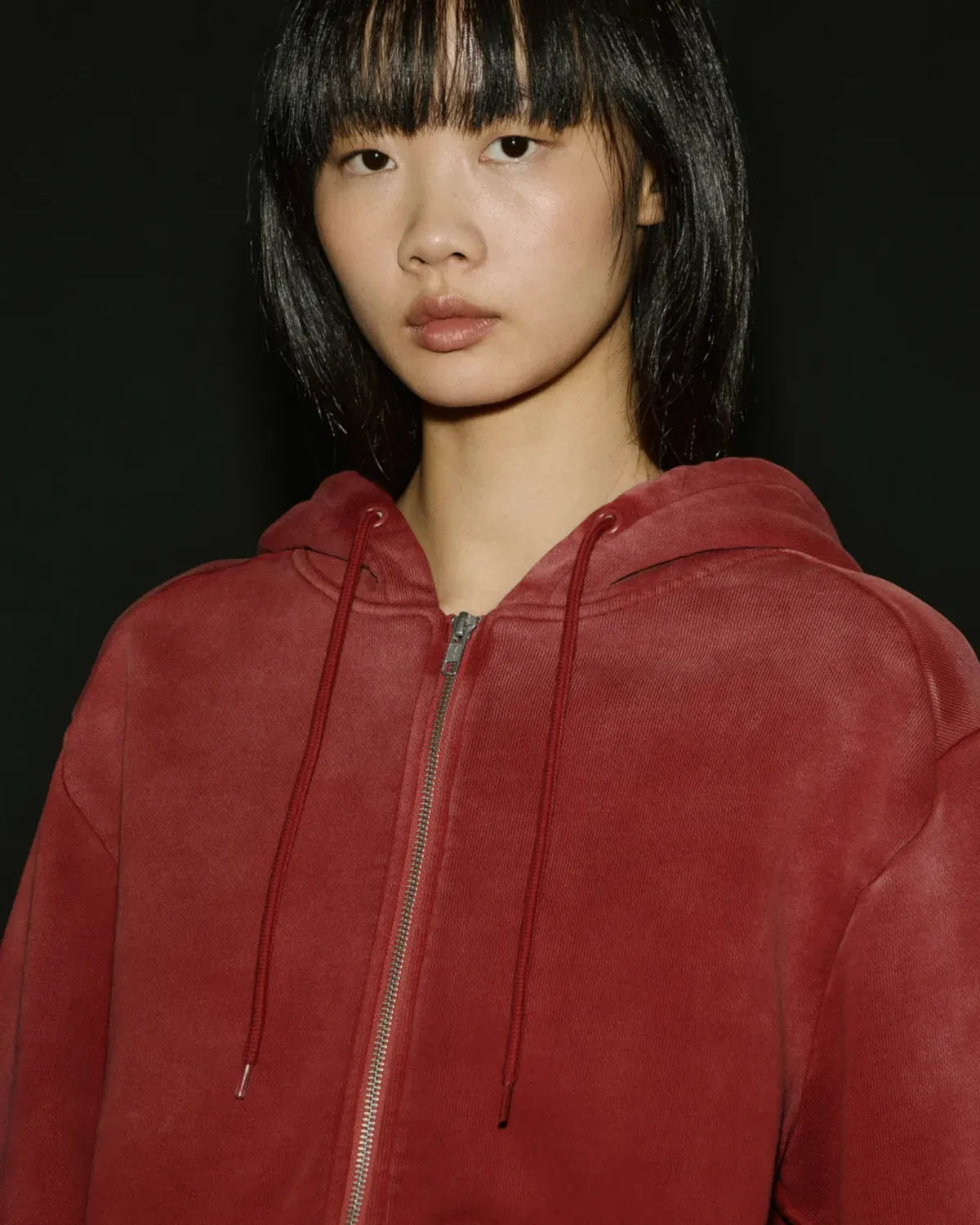 entire studios / SLIM ZIP UP SWEAT PARKA (ESFW26HO03012)