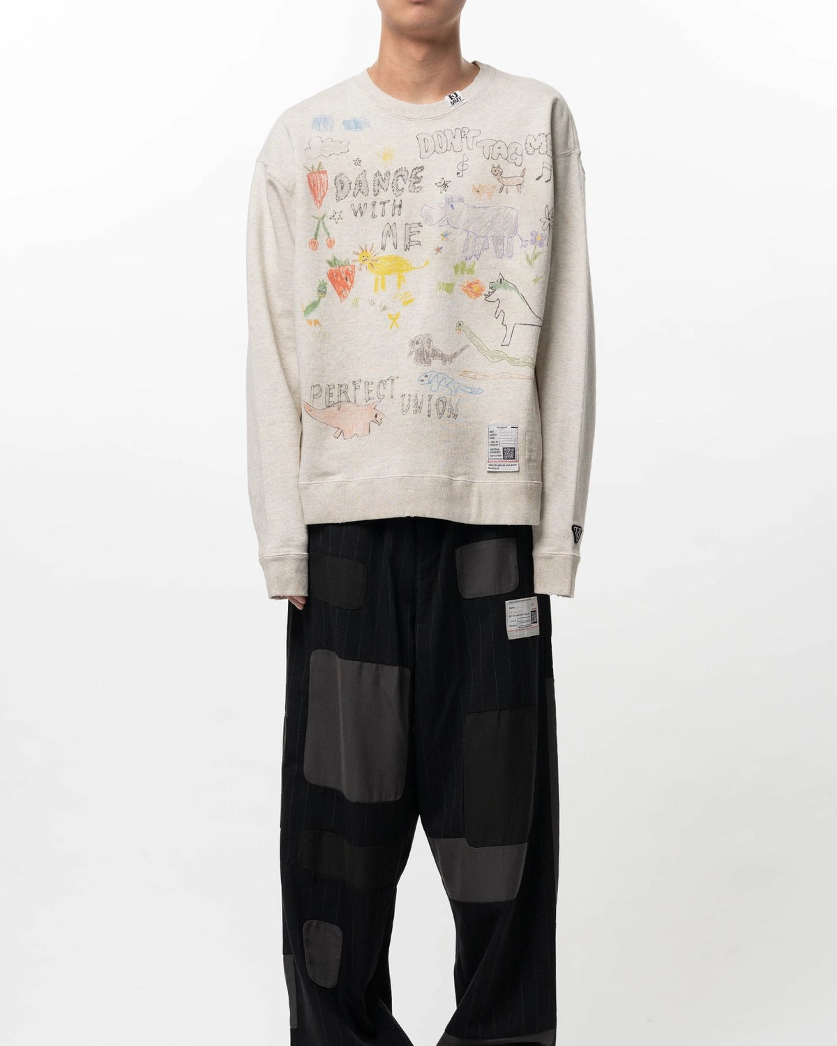 Maison MIHARA YASUHIRO / Kids Doodle Printed Sweatshirt (J16PO772)