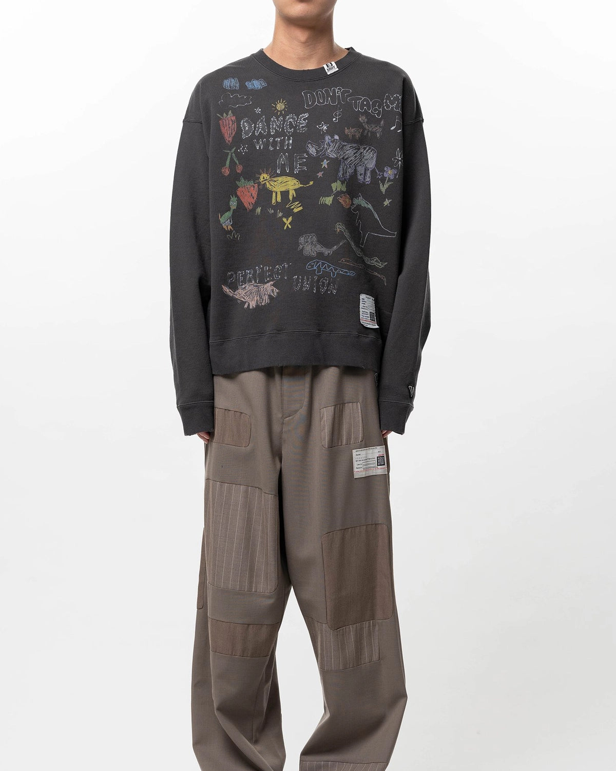 Maison MIHARA YASUHIRO / Kids Doodle Printed Sweatshirt (J16PO772)