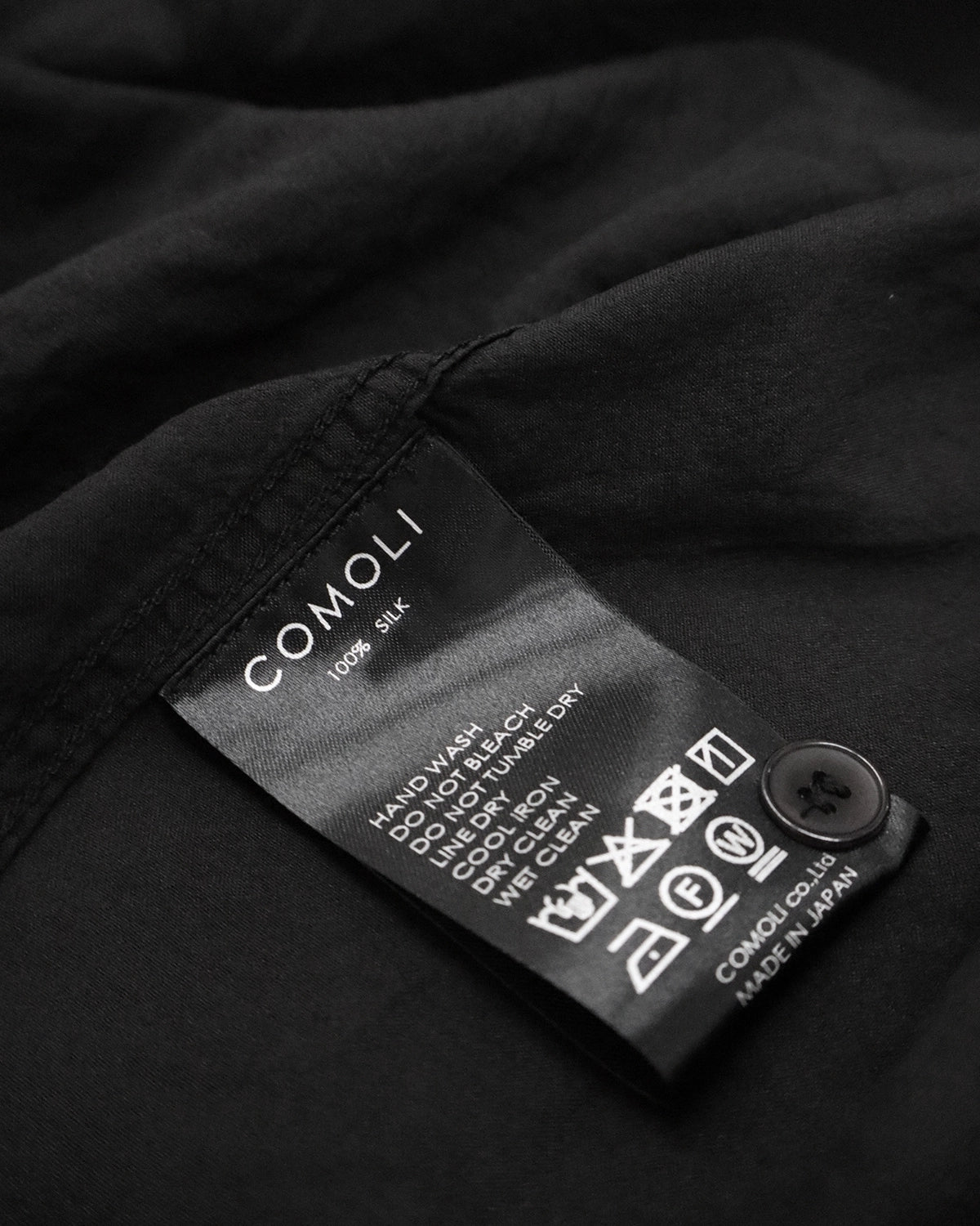 COMOLI / シルク製品染シャツ (B01-02014)